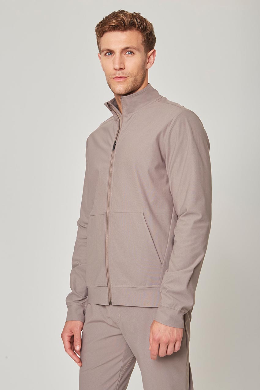 Limitless Recycled Polyester Warp Knit Full-Zip Jacket