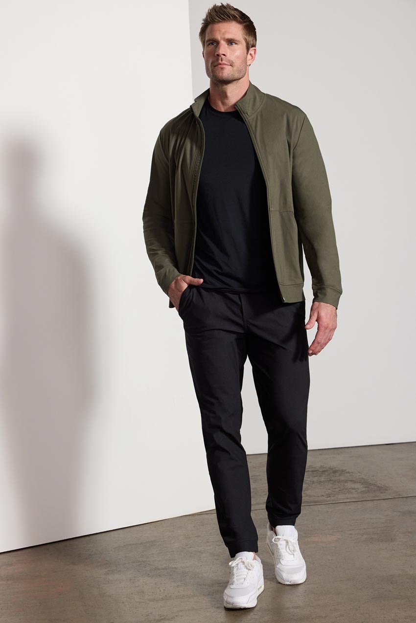Limitless Recycled Polyester Warp Knit Full-Zip Jacket