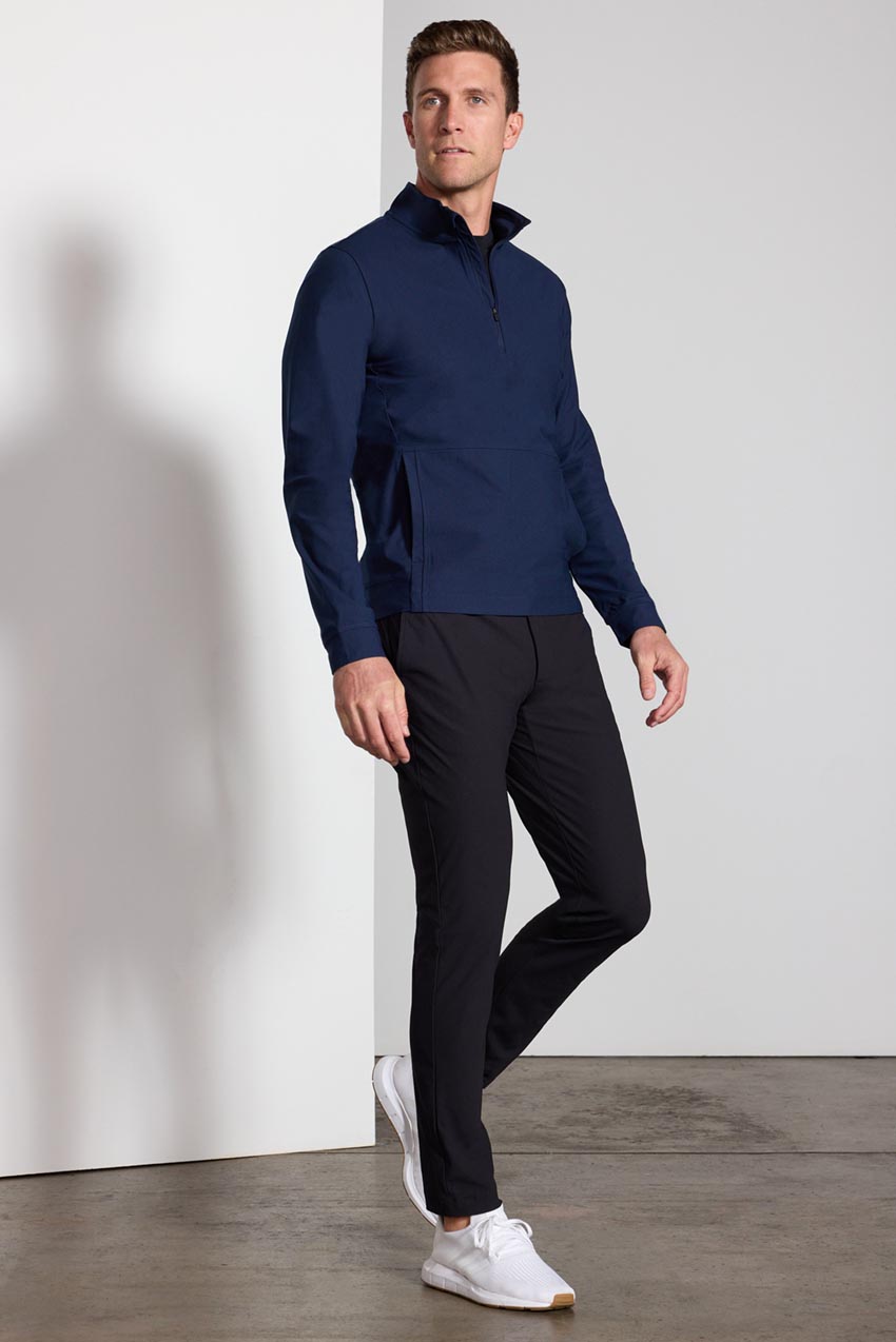 Limitless Warp Knit Half-Zip Pullover