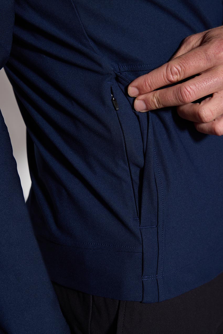 Limitless Warp Knit Half-Zip Pullover
