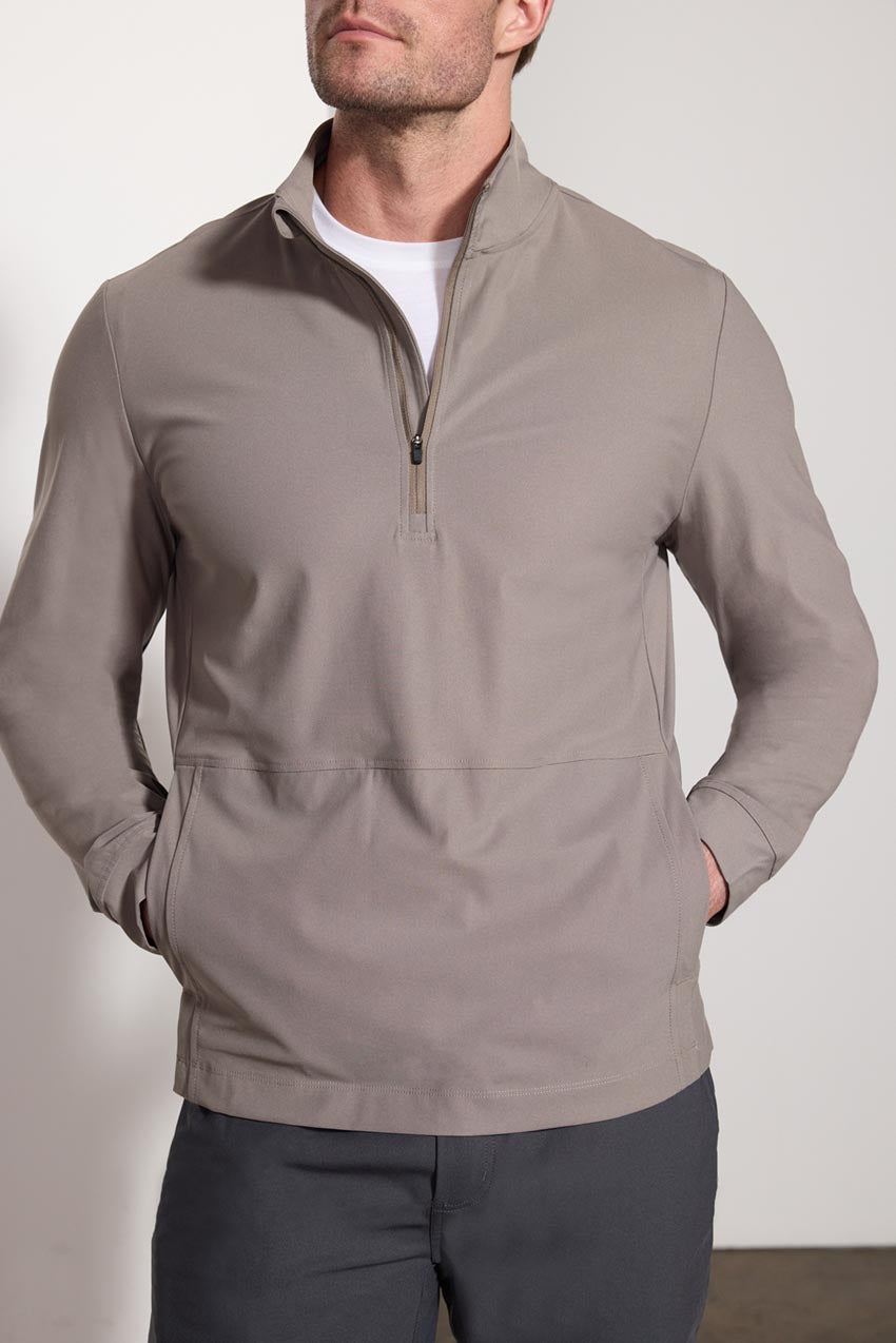 Limitless Warp Knit Half-Zip Pullover