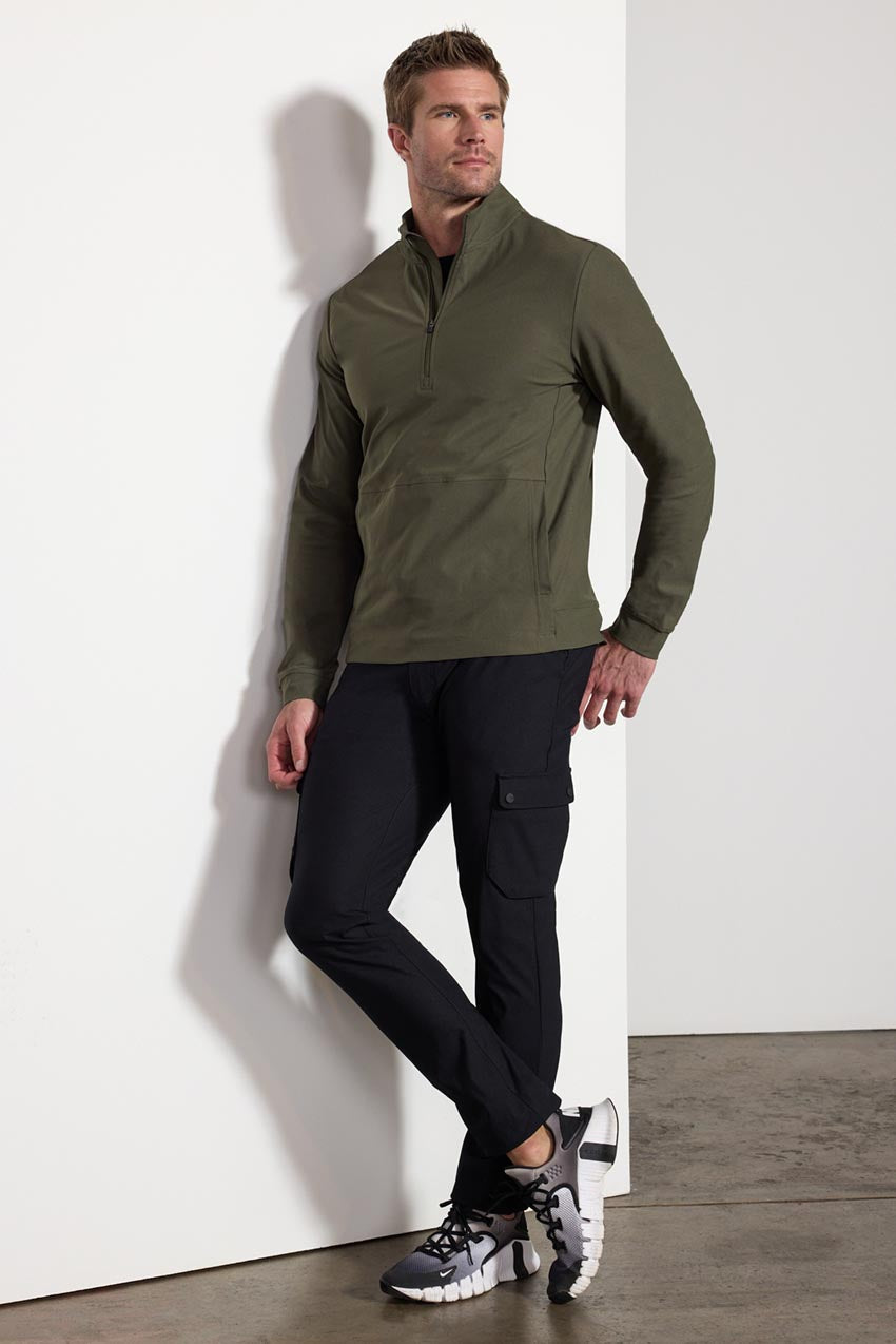 Limitless Warp Knit Half-Zip Pullover