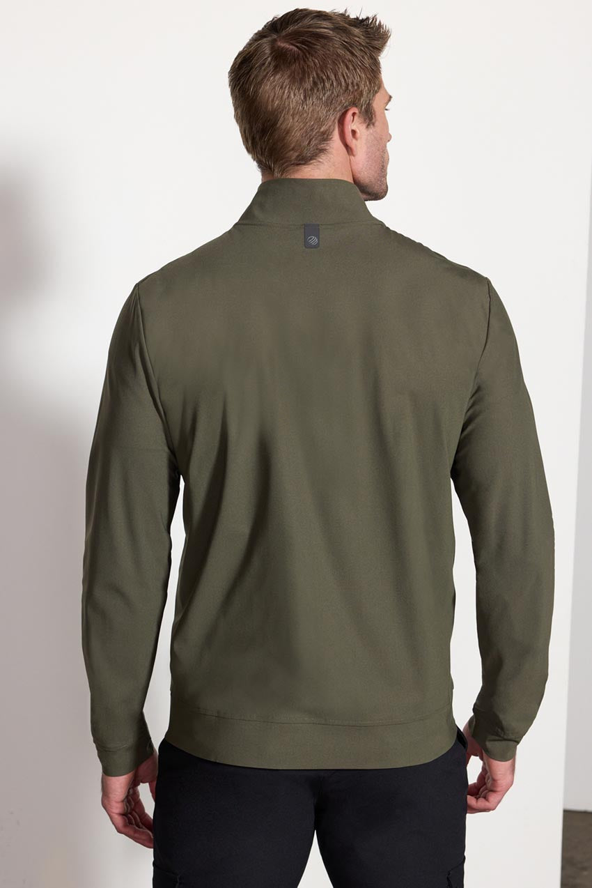 Limitless Warp Knit Half-Zip Pullover