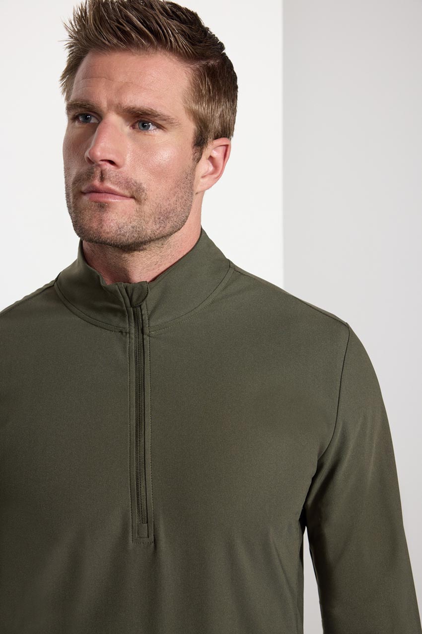 Limitless Warp Knit Half-Zip Pullover