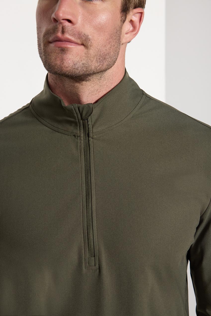 Limitless Warp Knit Half-Zip Pullover