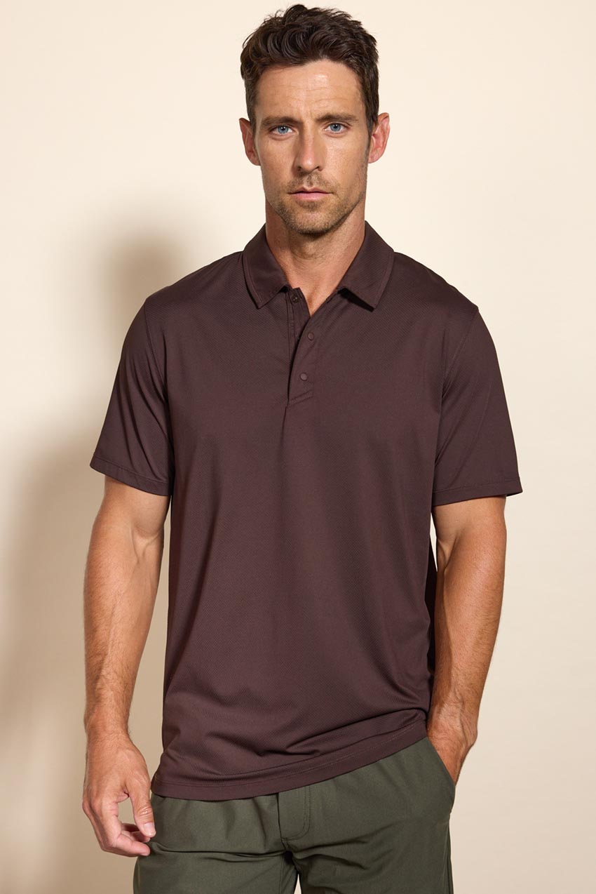 Drive Tech Polo - Chocolate Brown