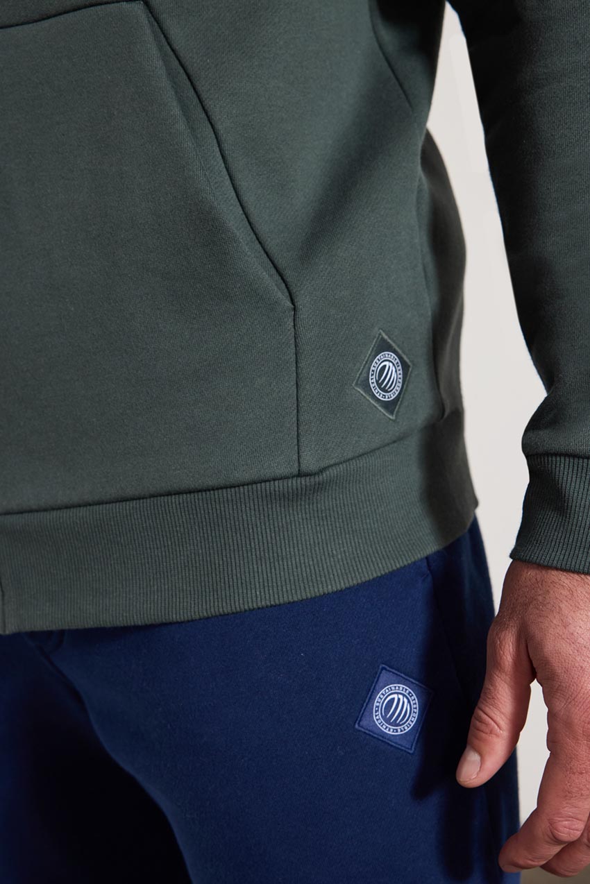 Men's Luxefleece Zip-Up Hoodie - Bay Leaf