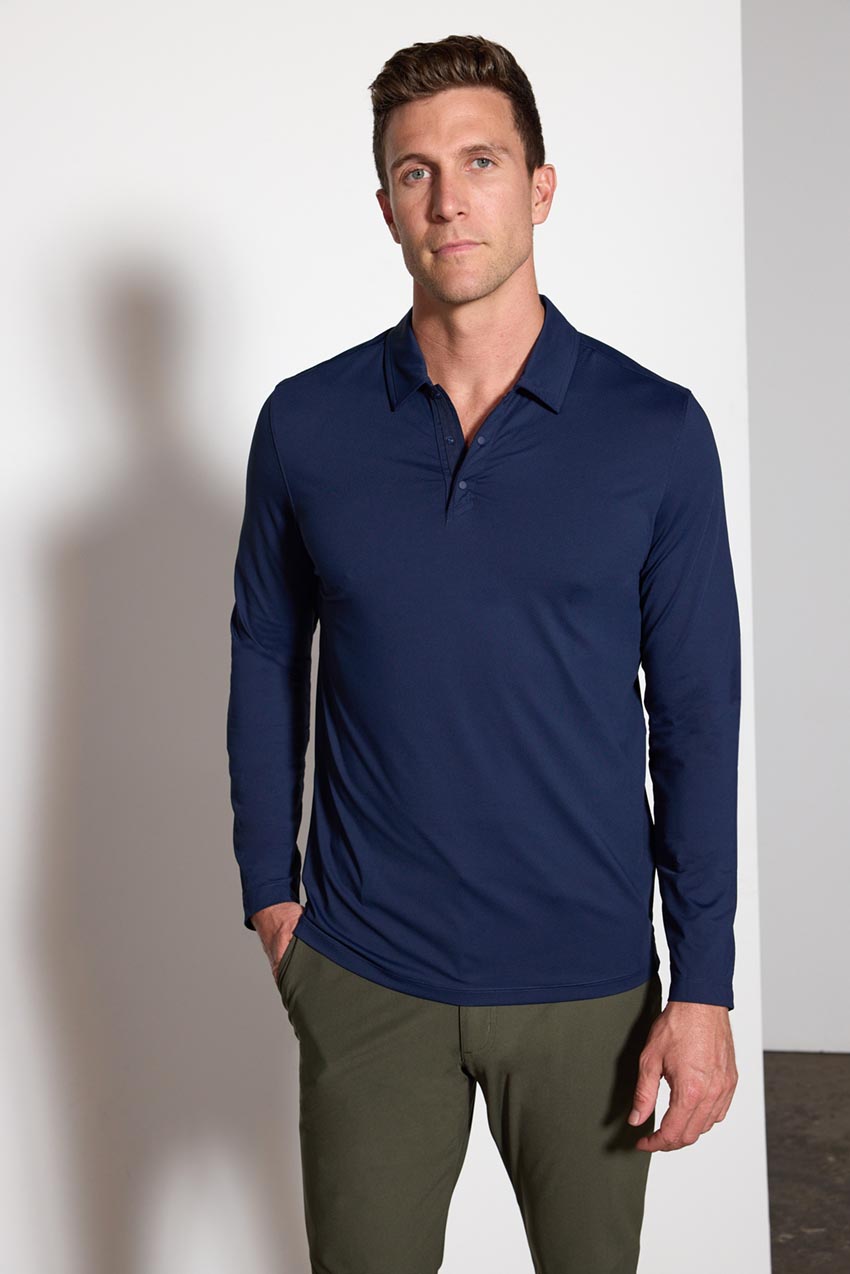 Drive Tech Long Sleeve Polo