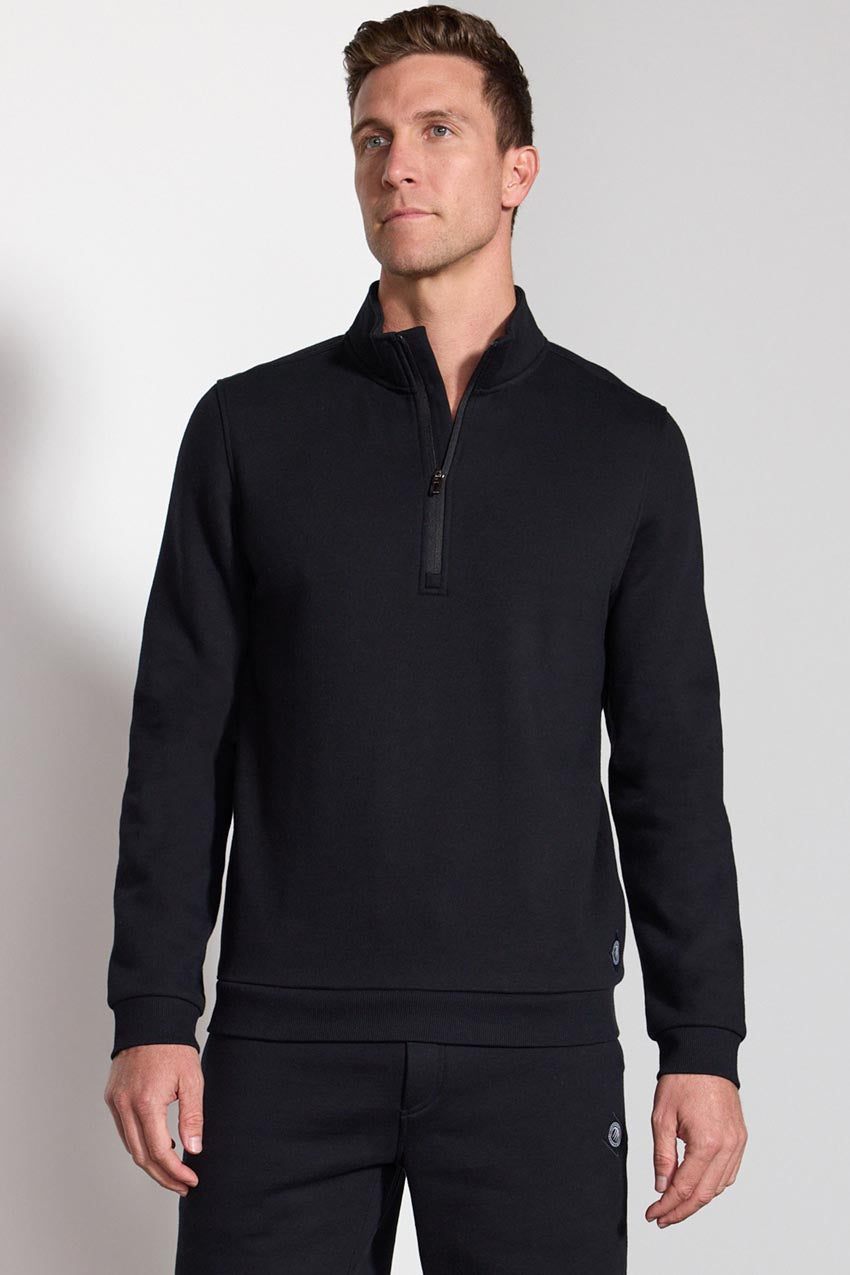 Comfort Men's Fleece 1/4 Zip - Black