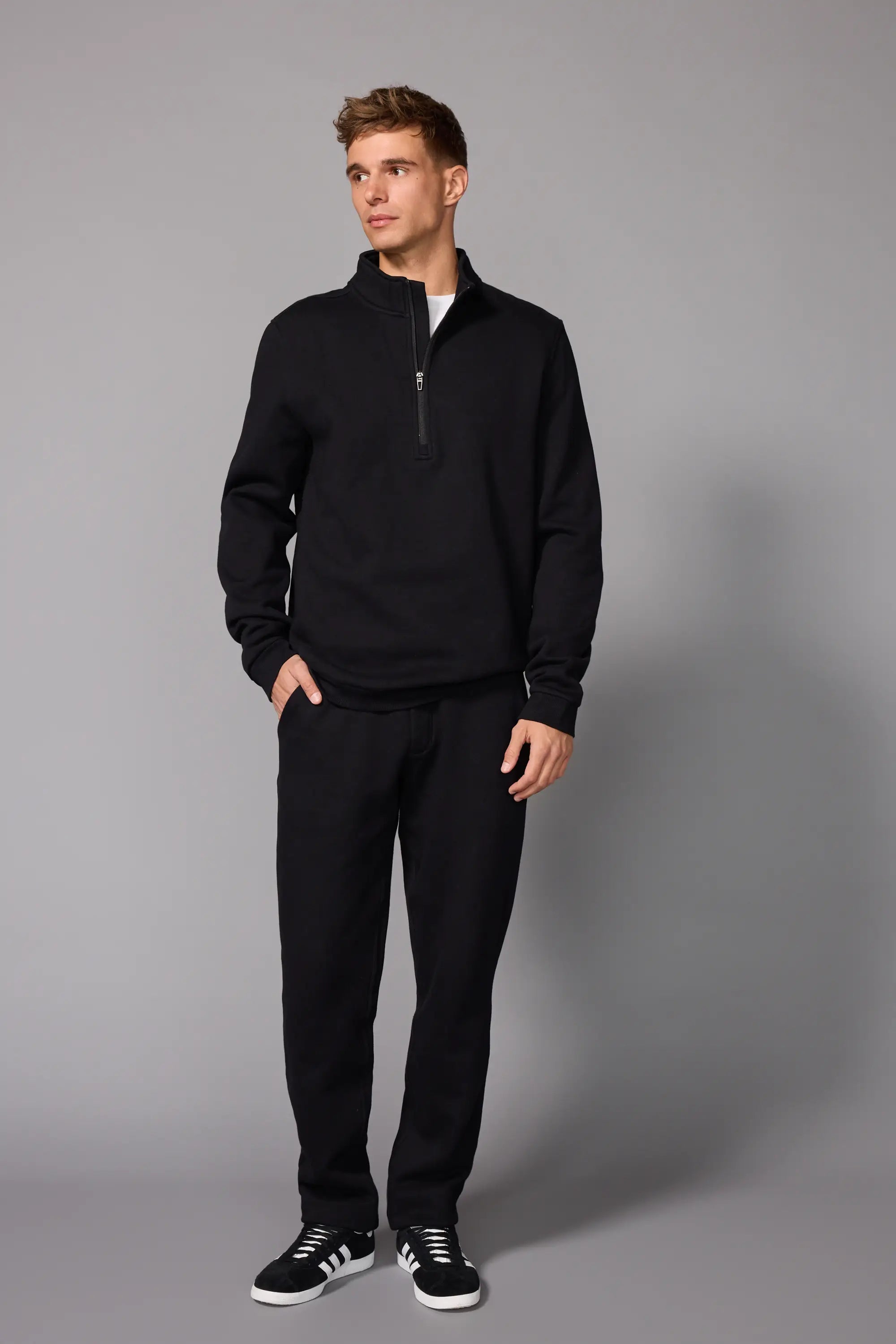 Men's Luxefleece 1/4 Zip - Black