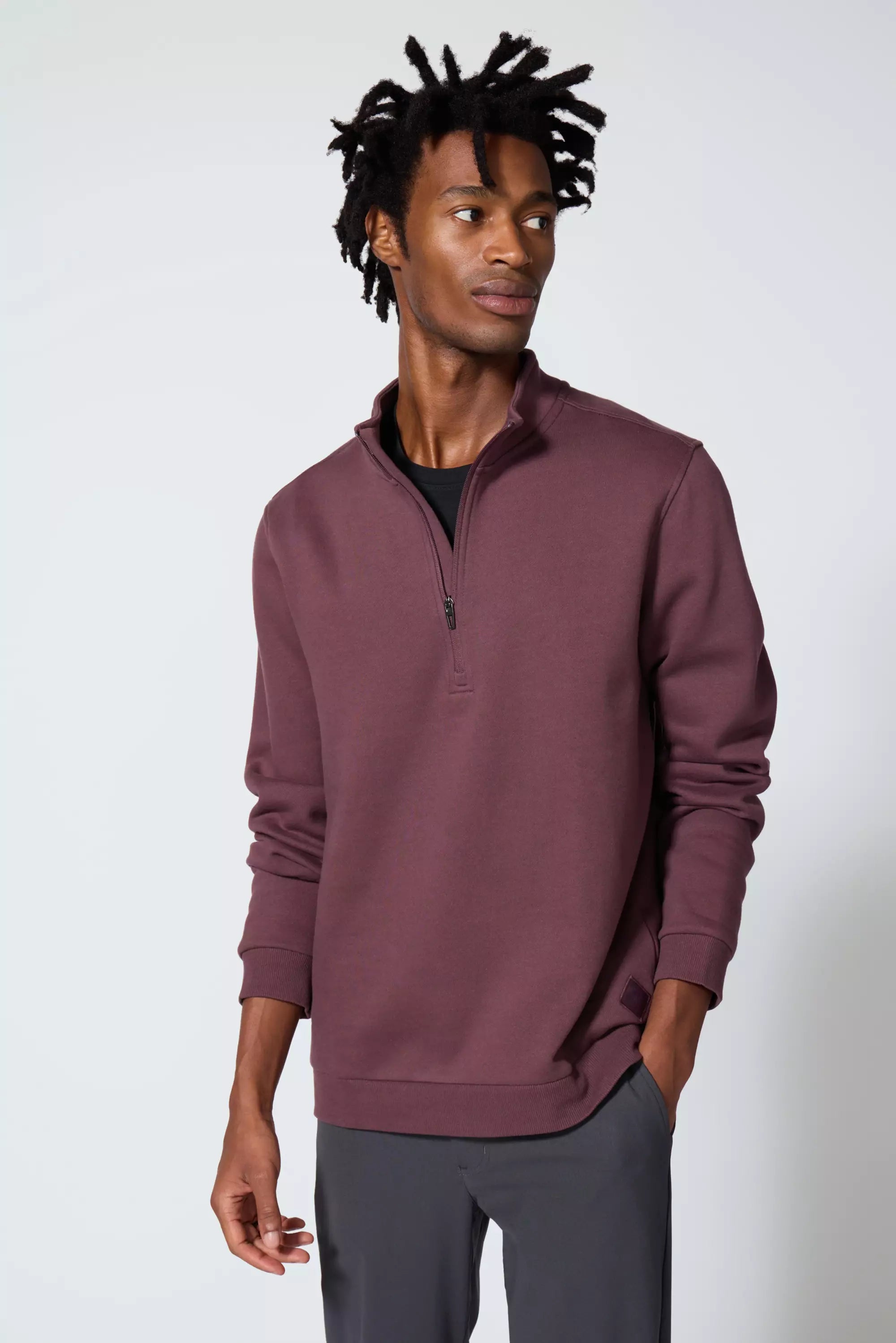 Men's Luxefleece 1/4 Zip - Huckleberry