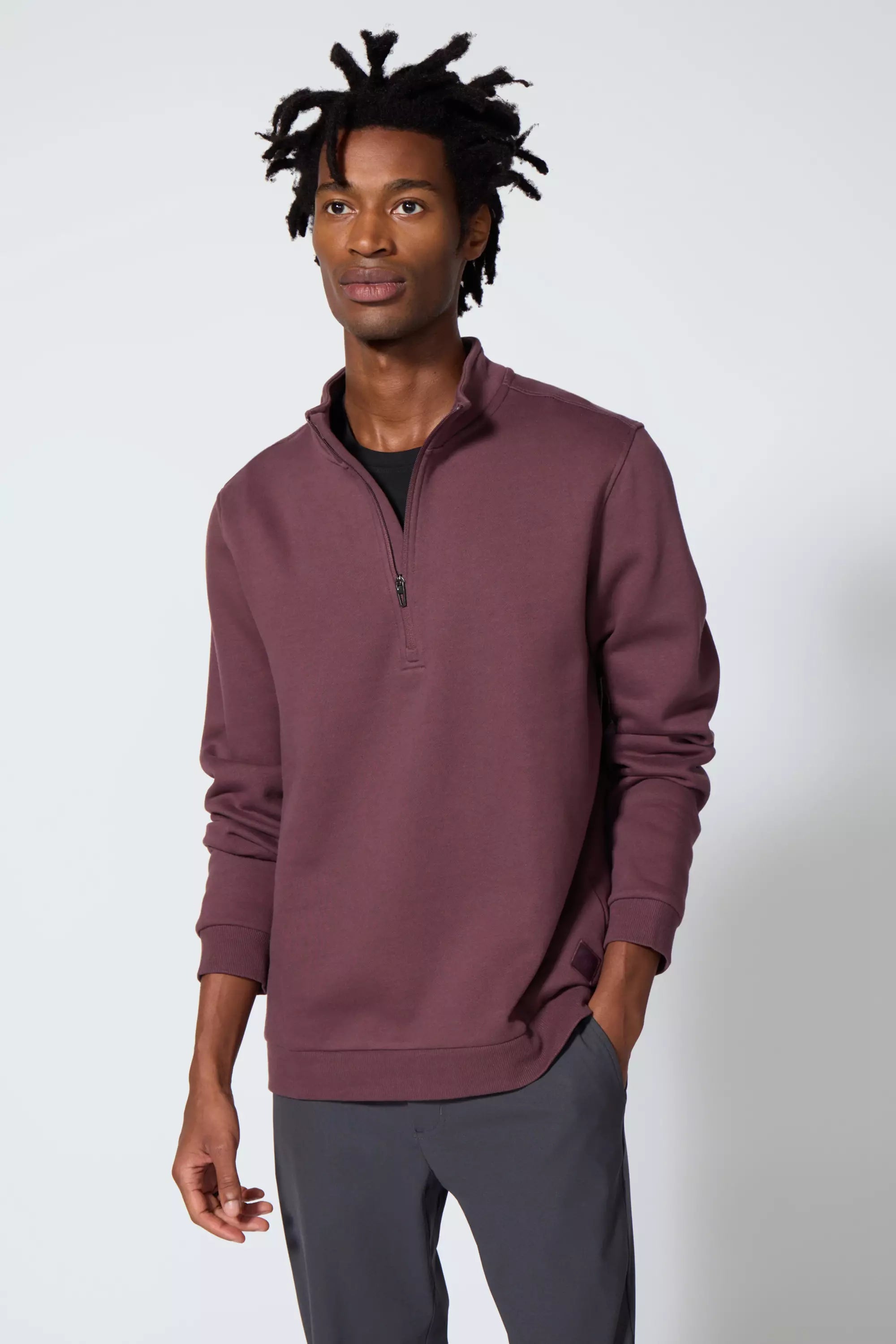Men's Luxefleece 1/4 Zip - Huckleberry