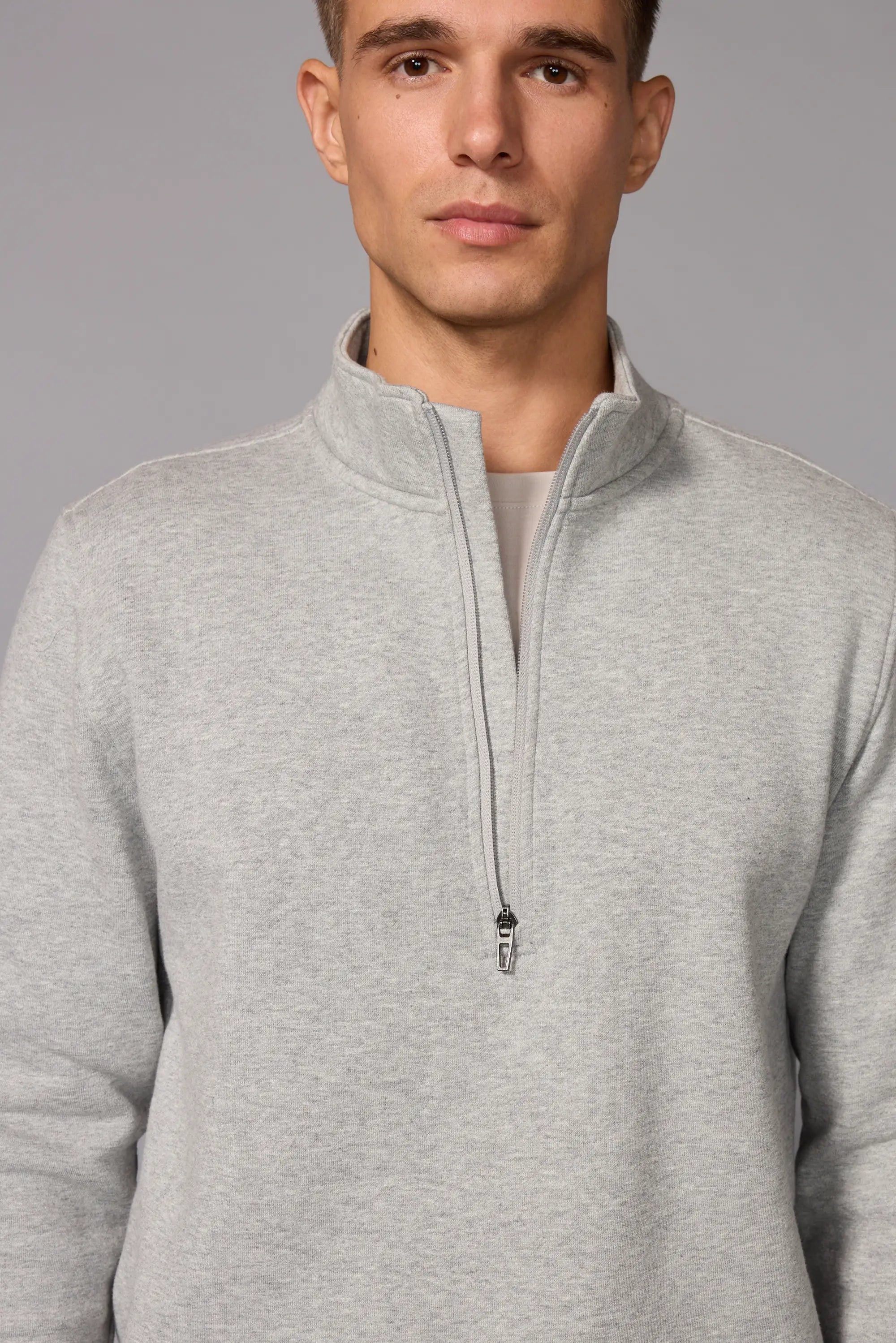 Men's Luxefleece 1/4 Zip - Htr Concrete