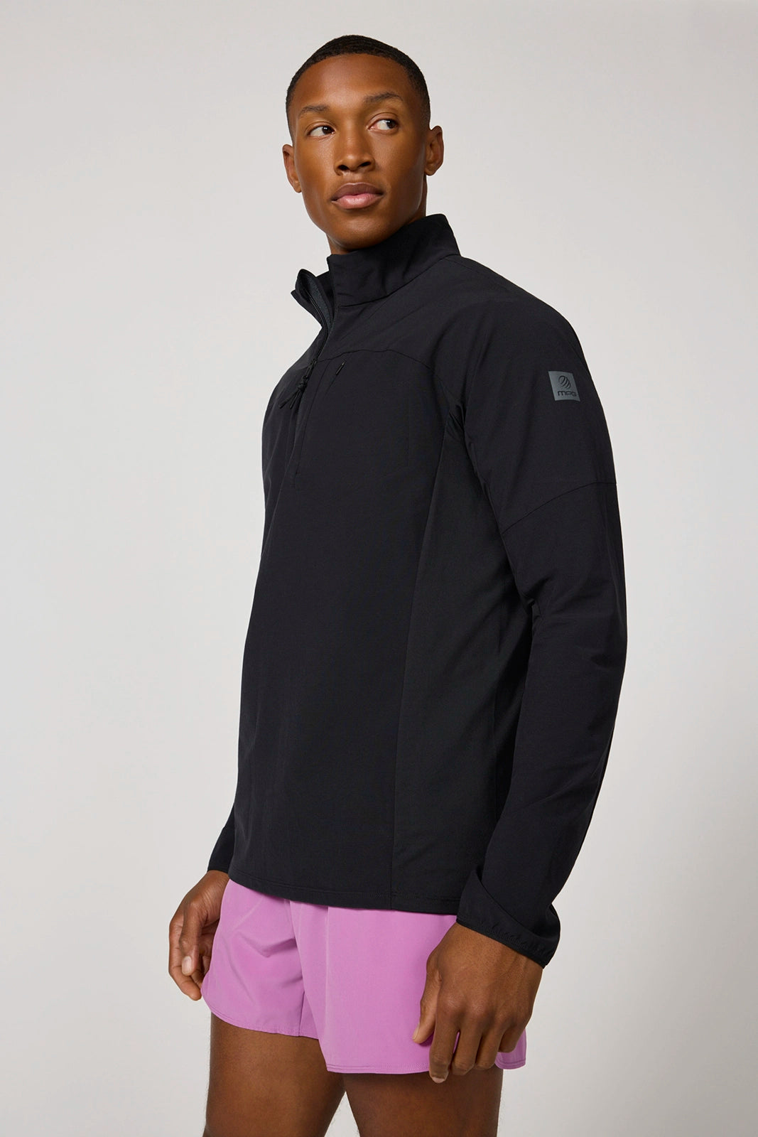 Rove 1/2 Zip - Black