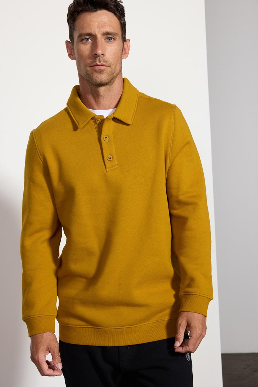 The Comfort Men’s Polo Sweatshirt