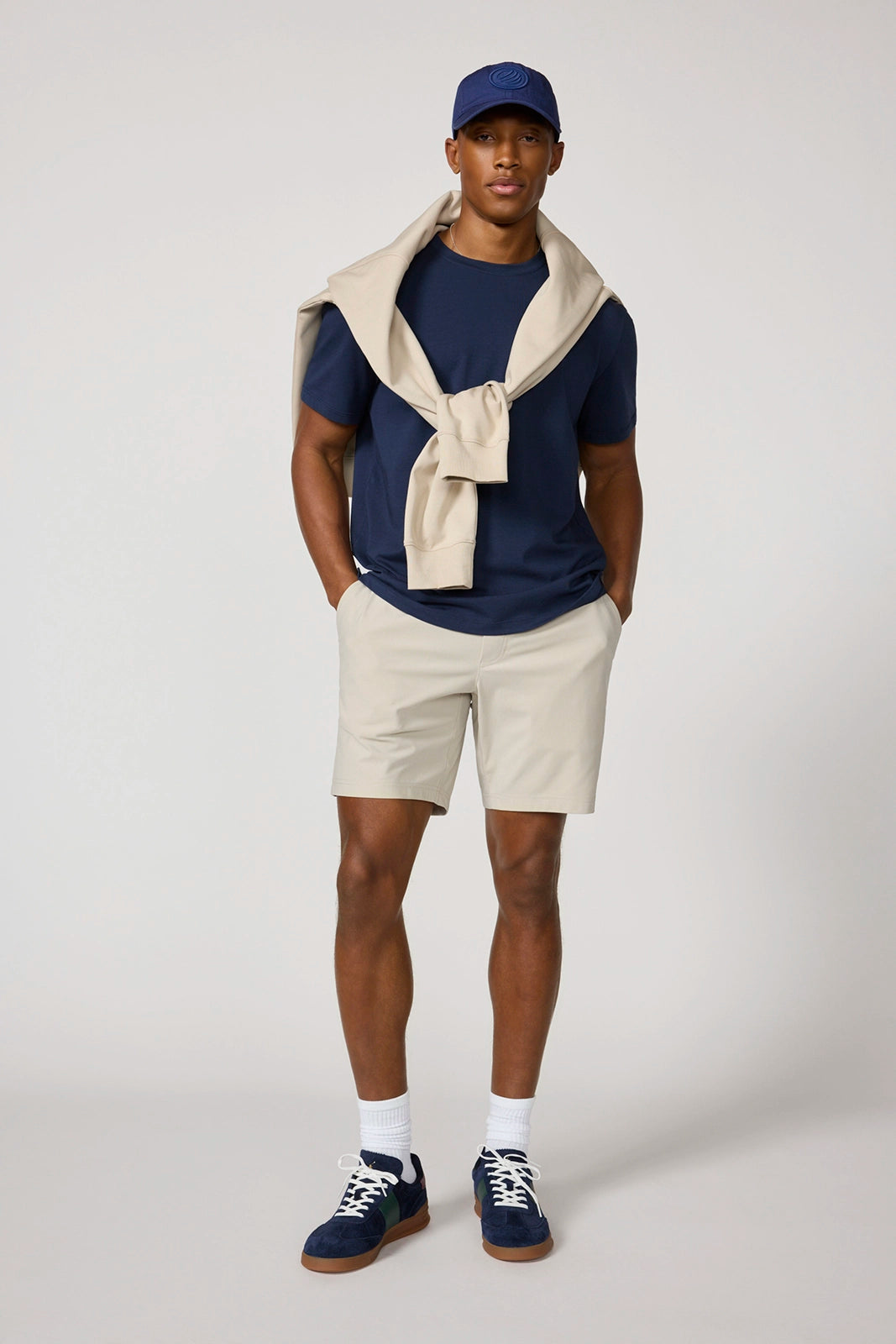 Pima Cotton Tee - Navy Blazer