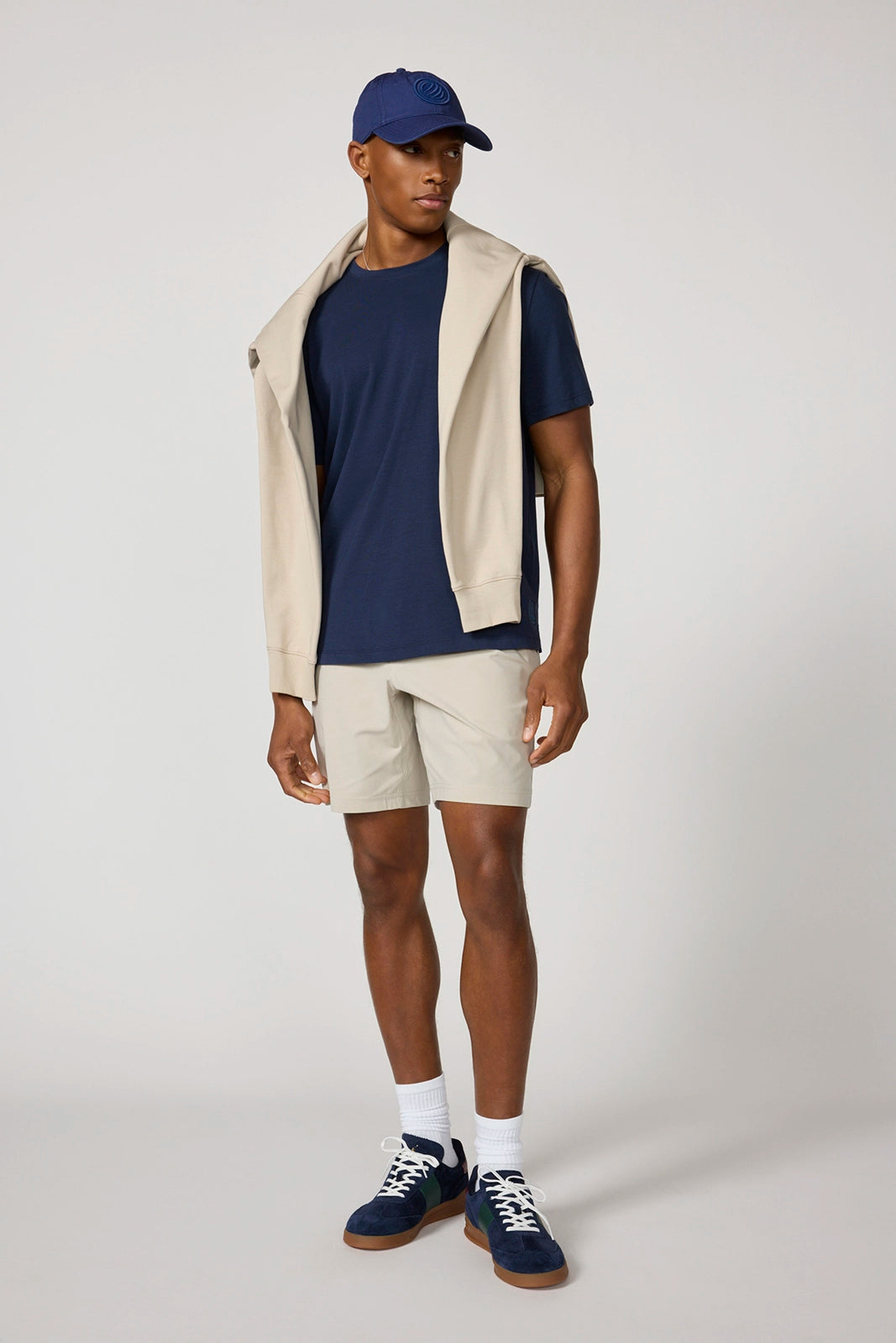 Pima Cotton Tee - Navy Blazer