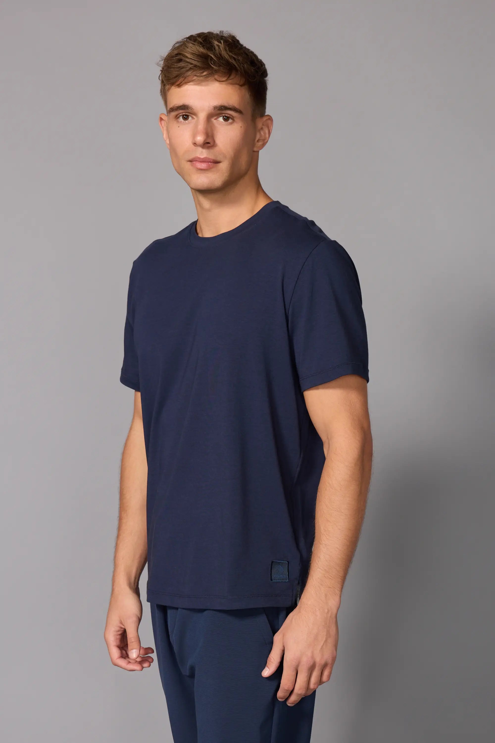 Pima Cotton Tee - Navy Blazer