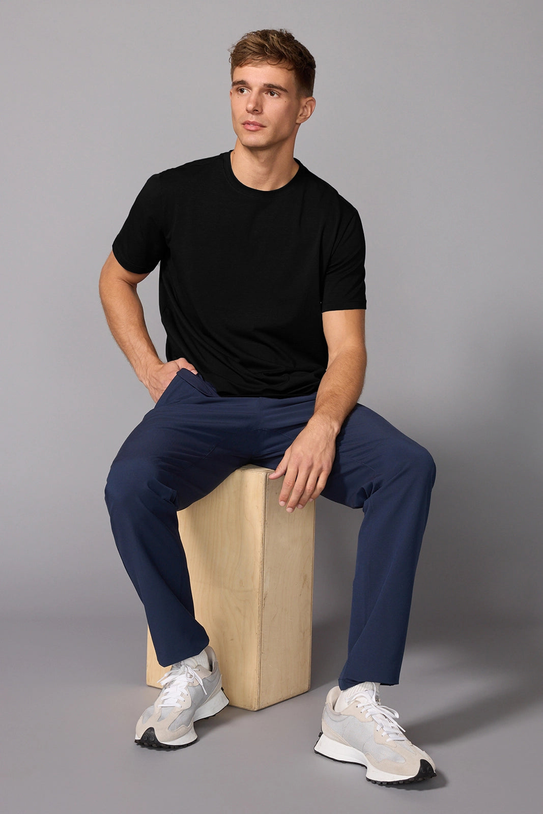 Pima Cotton Tee - Black