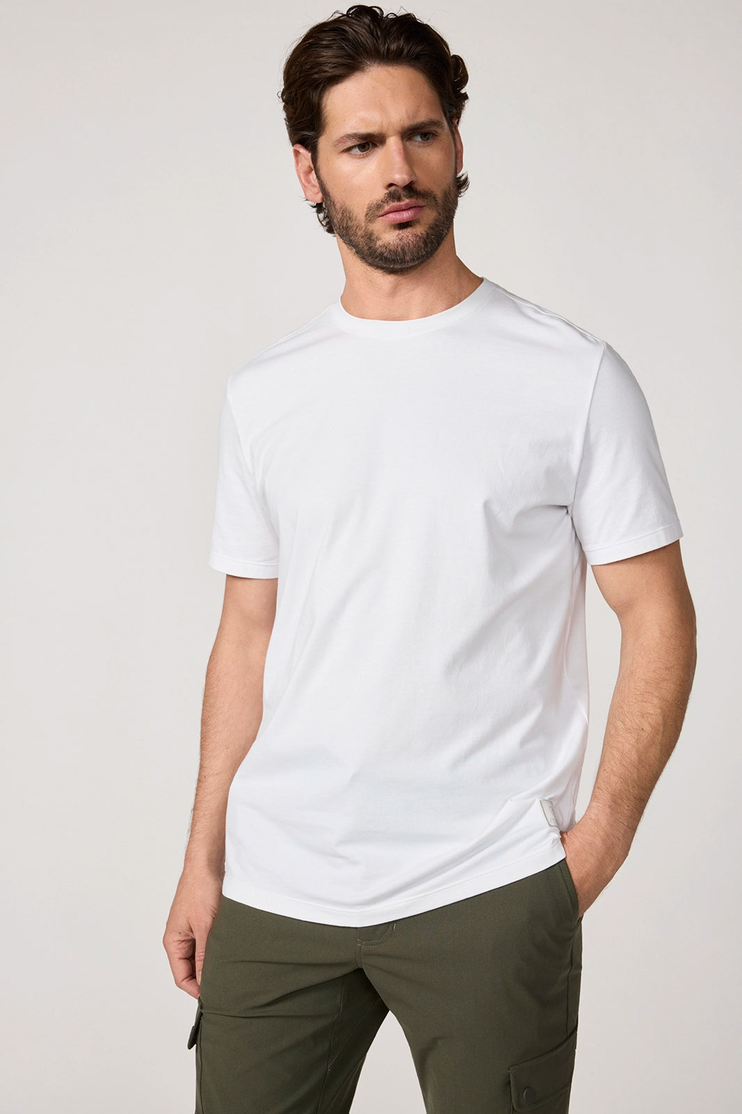 Pima Cotton Tee - Brilliant White