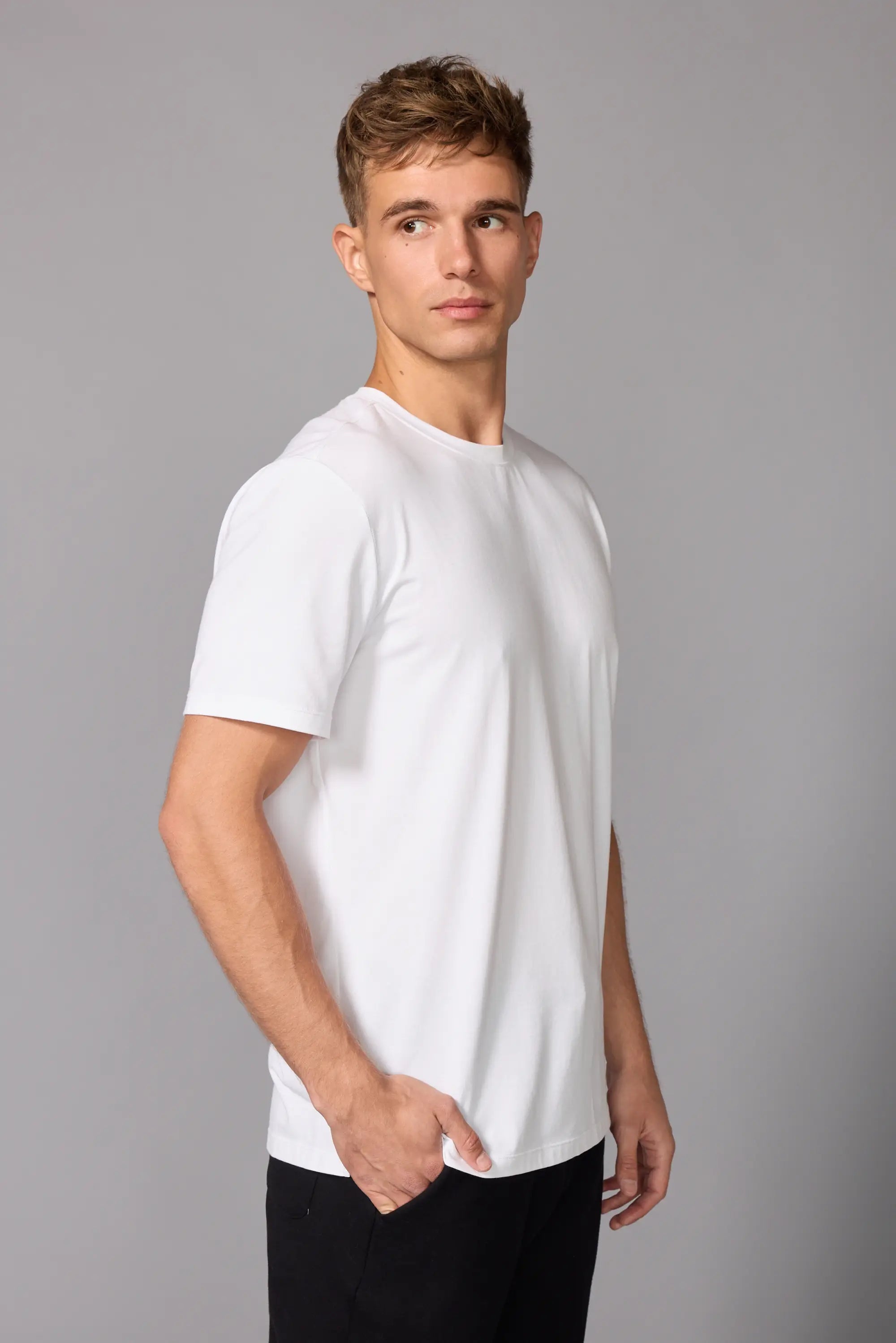 Pima Cotton Tee - Brilliant White