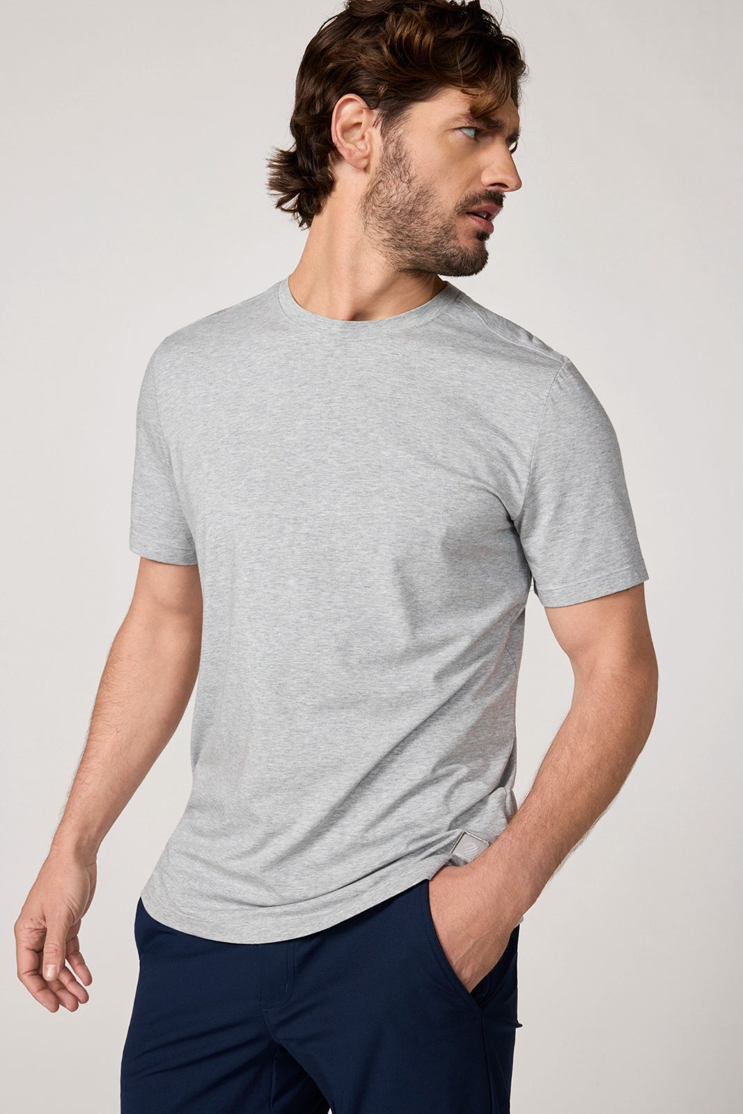 Pima Cotton Tee - Htr Concrete