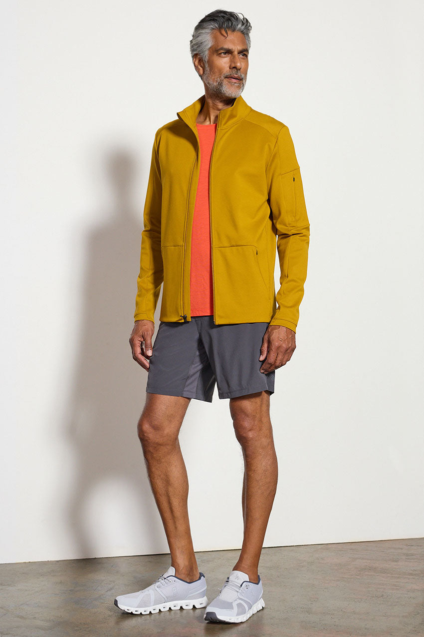 Traverse Zip-Up - Old Gold