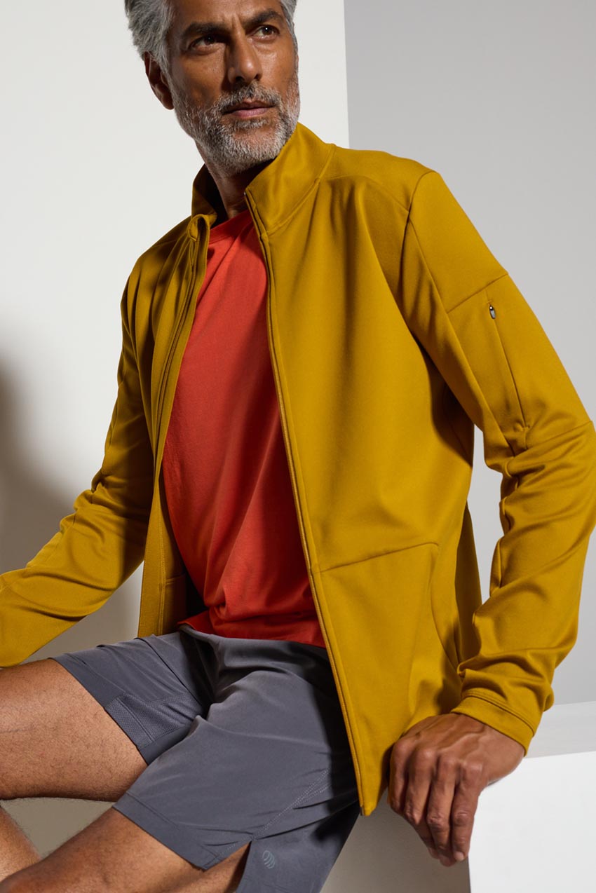 Traverse Zip-Up - Old Gold