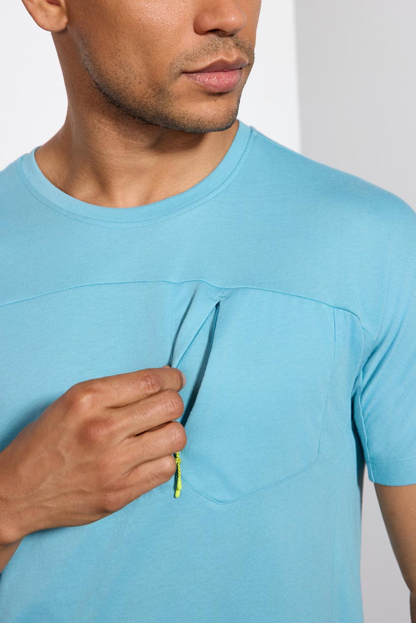 Achieve Pocket Tee - Reef Waters