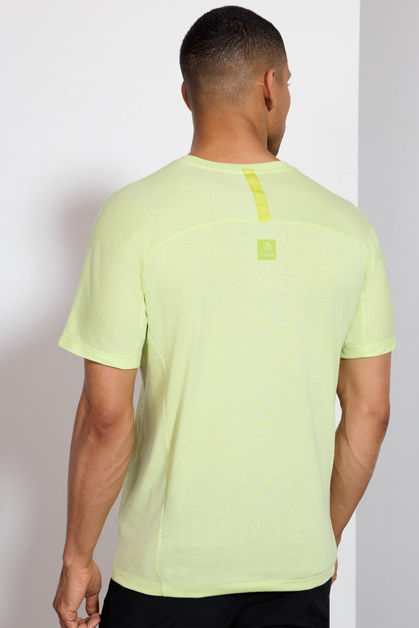 Achieve Pocket Tee - Shadow Lime