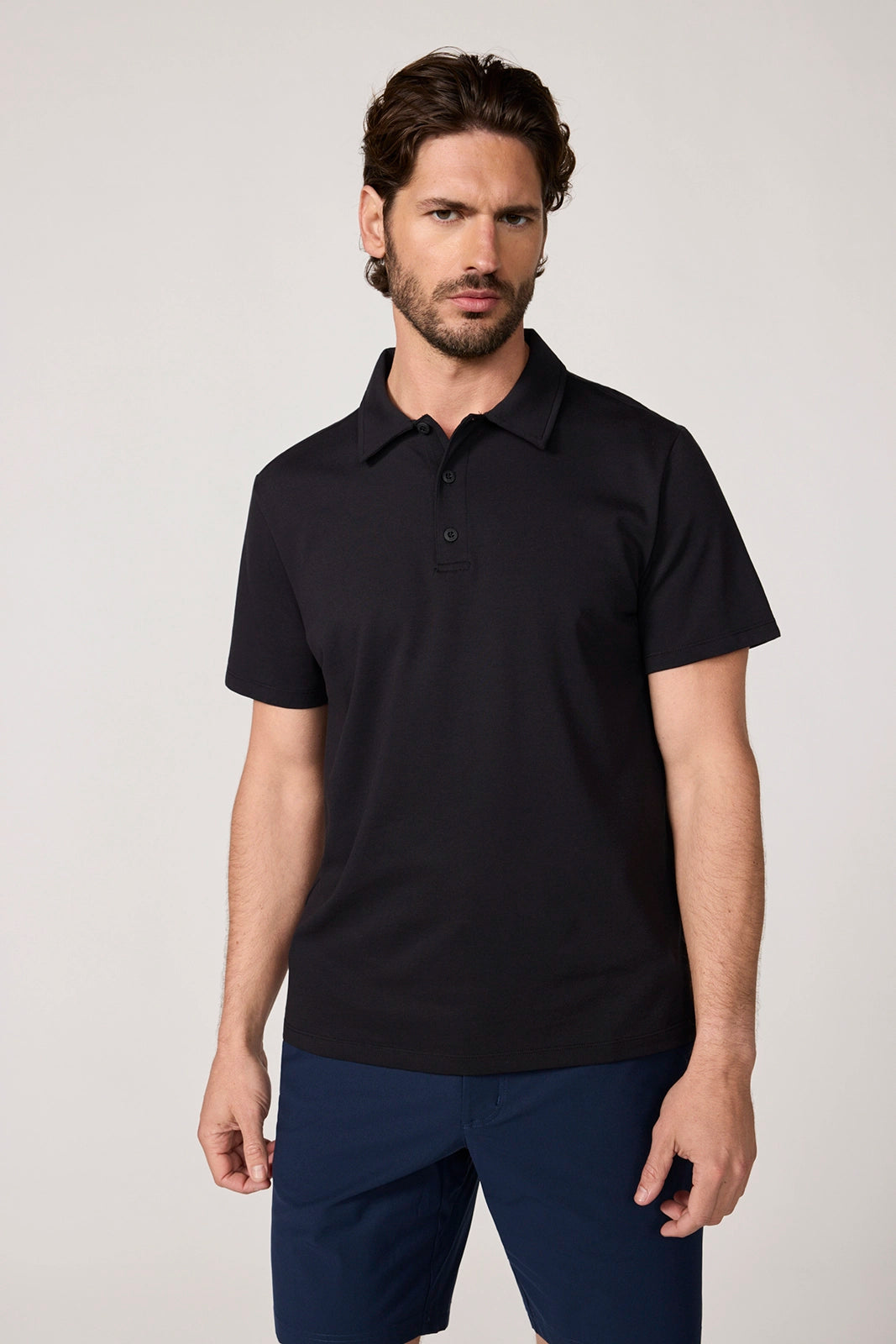 Revive Short Sleeve Polo - Black