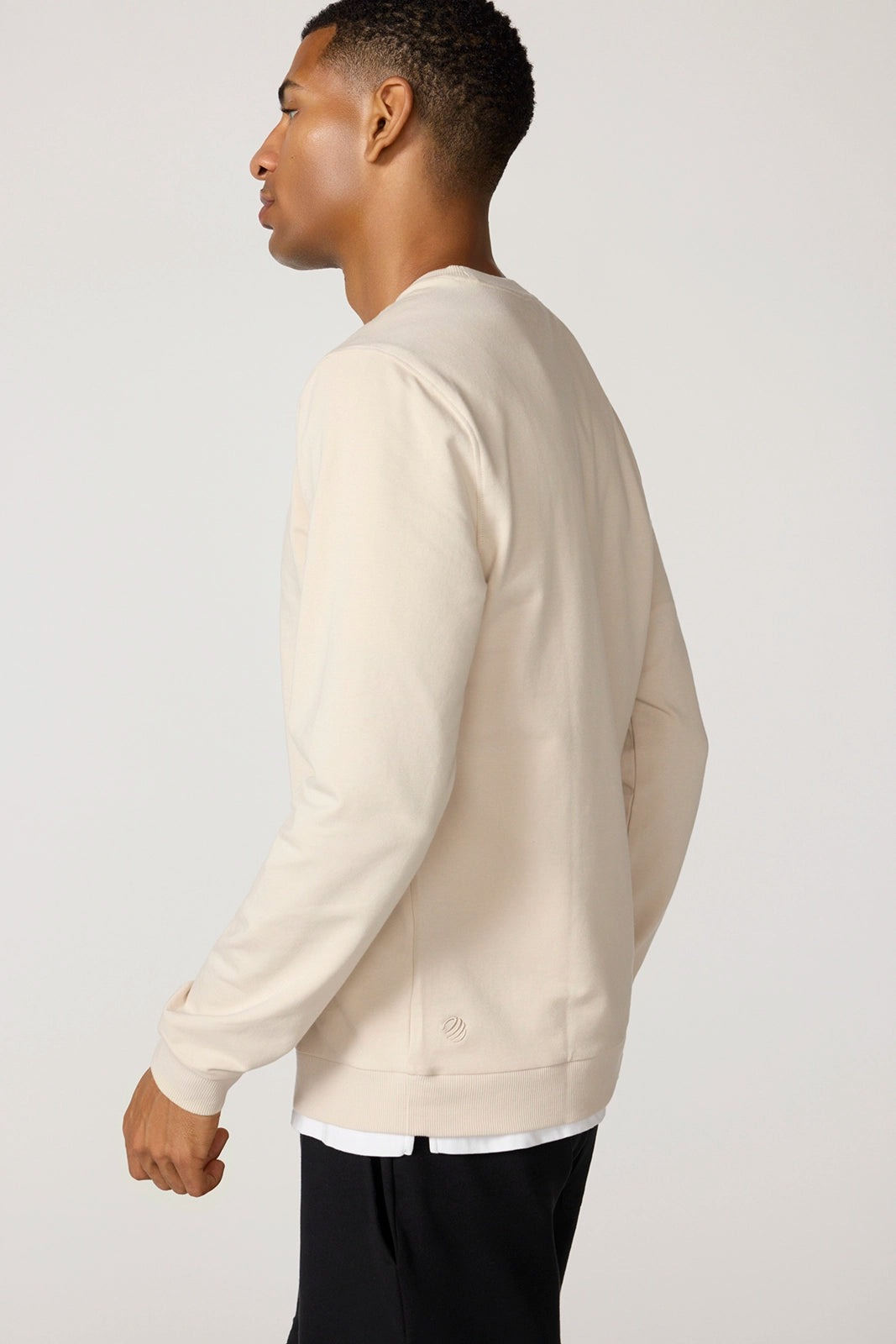 Luxe Terry Crew Neck - Stone