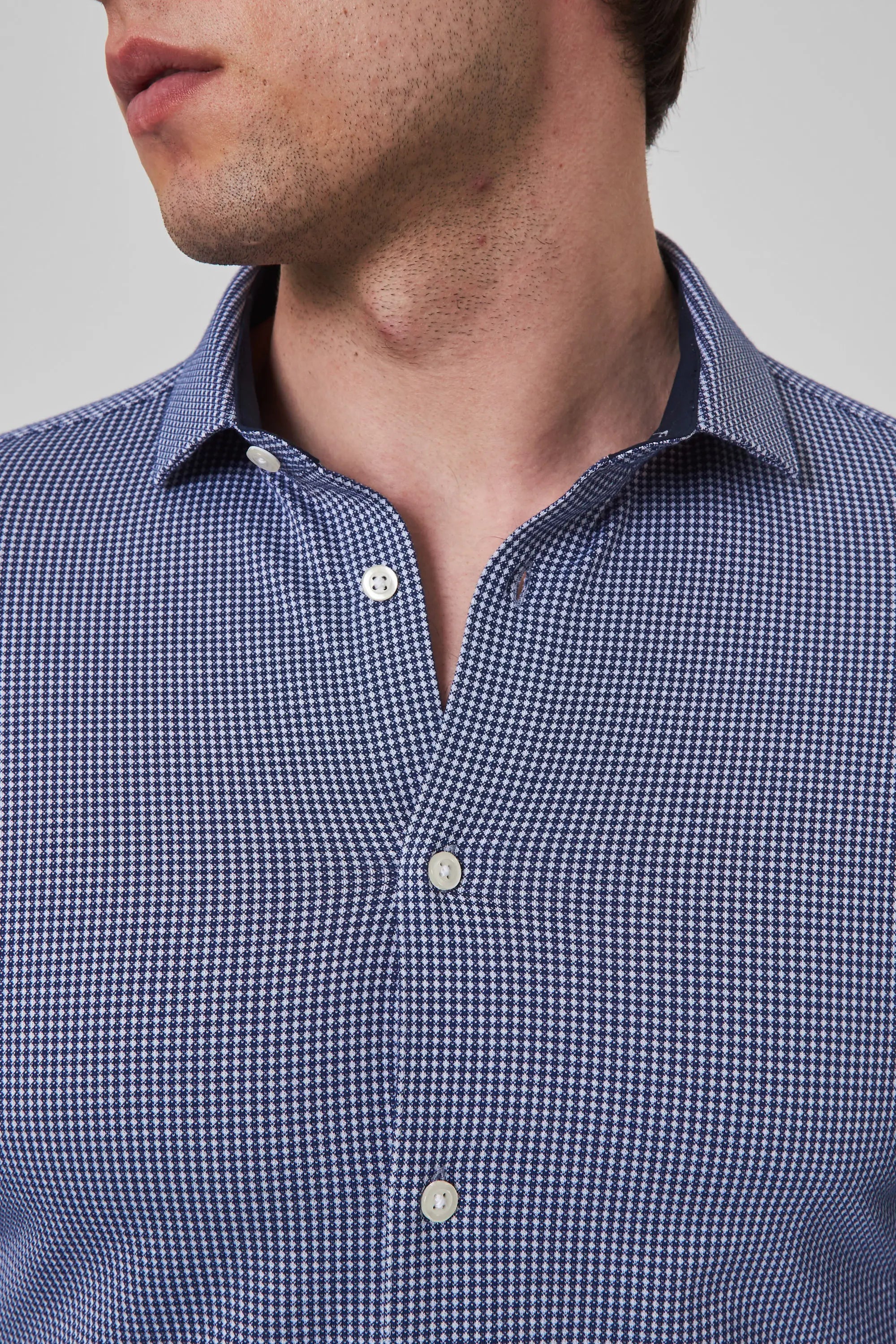 Performance Oxford Shirt - Navy Blazer