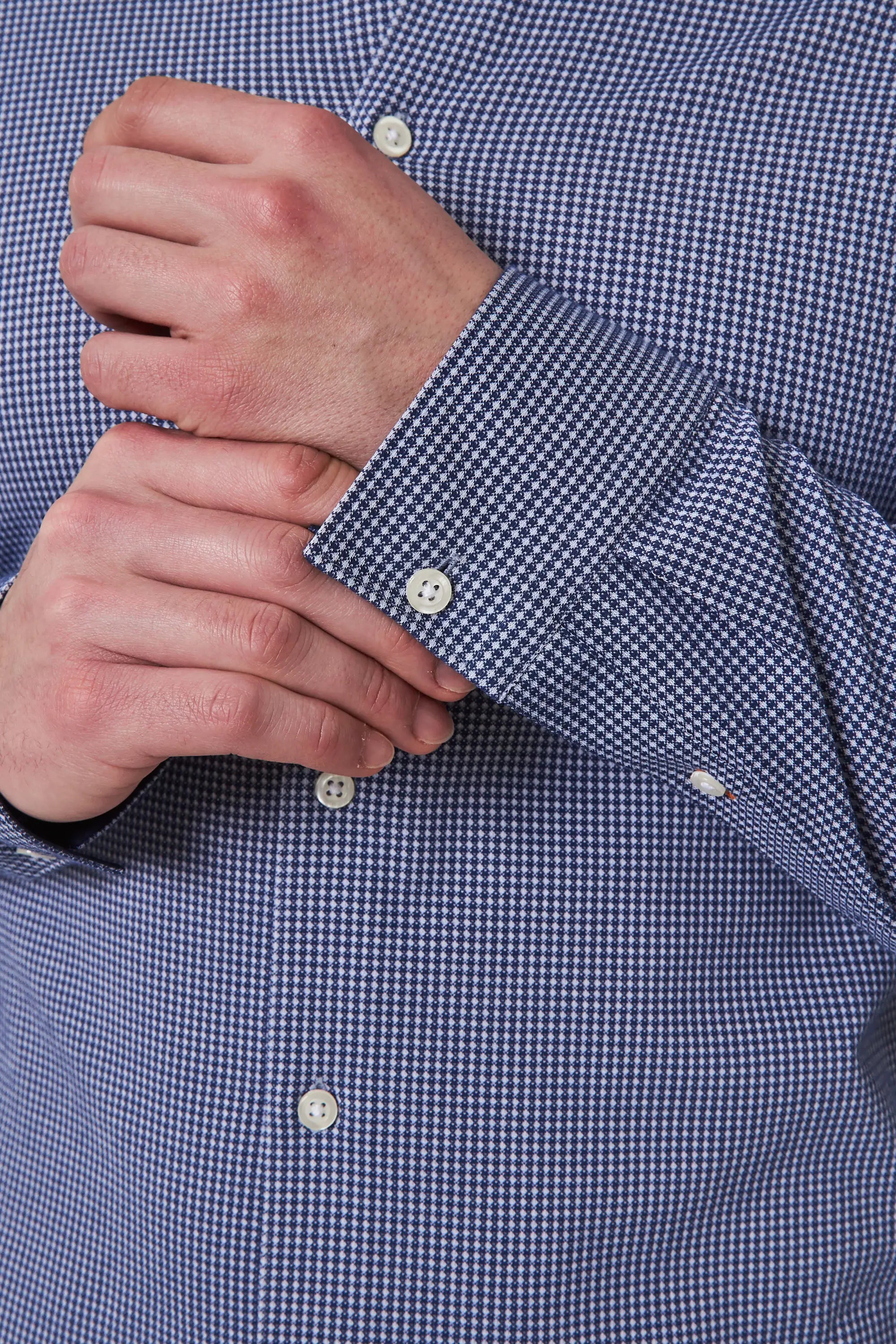 Performance Oxford Shirt - Navy Blazer