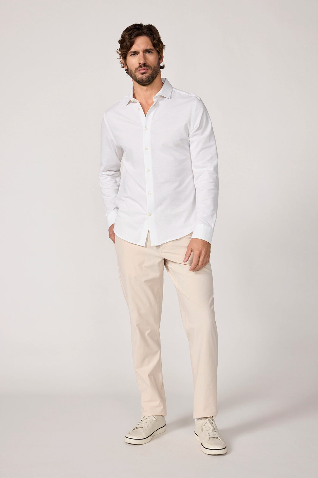 Performance Oxford Shirt - Brilliant White
