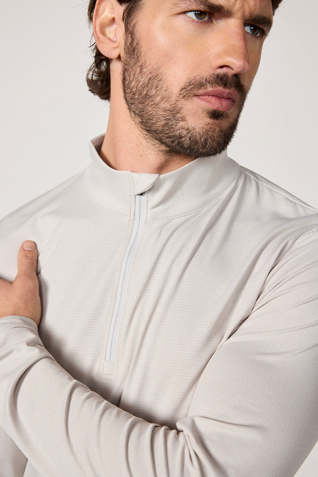 Succeed Long Sleeve Quarter Zip - Vapor Melange