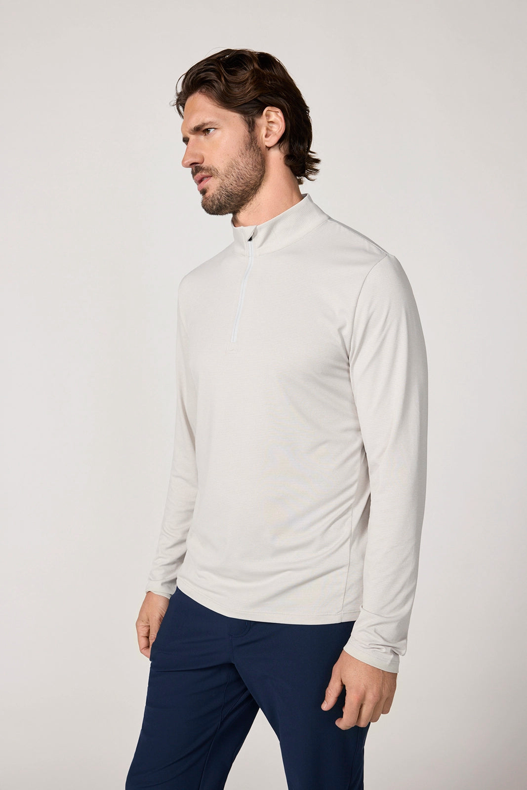 Succeed Long Sleeve Quarter Zip - Vapor Melange