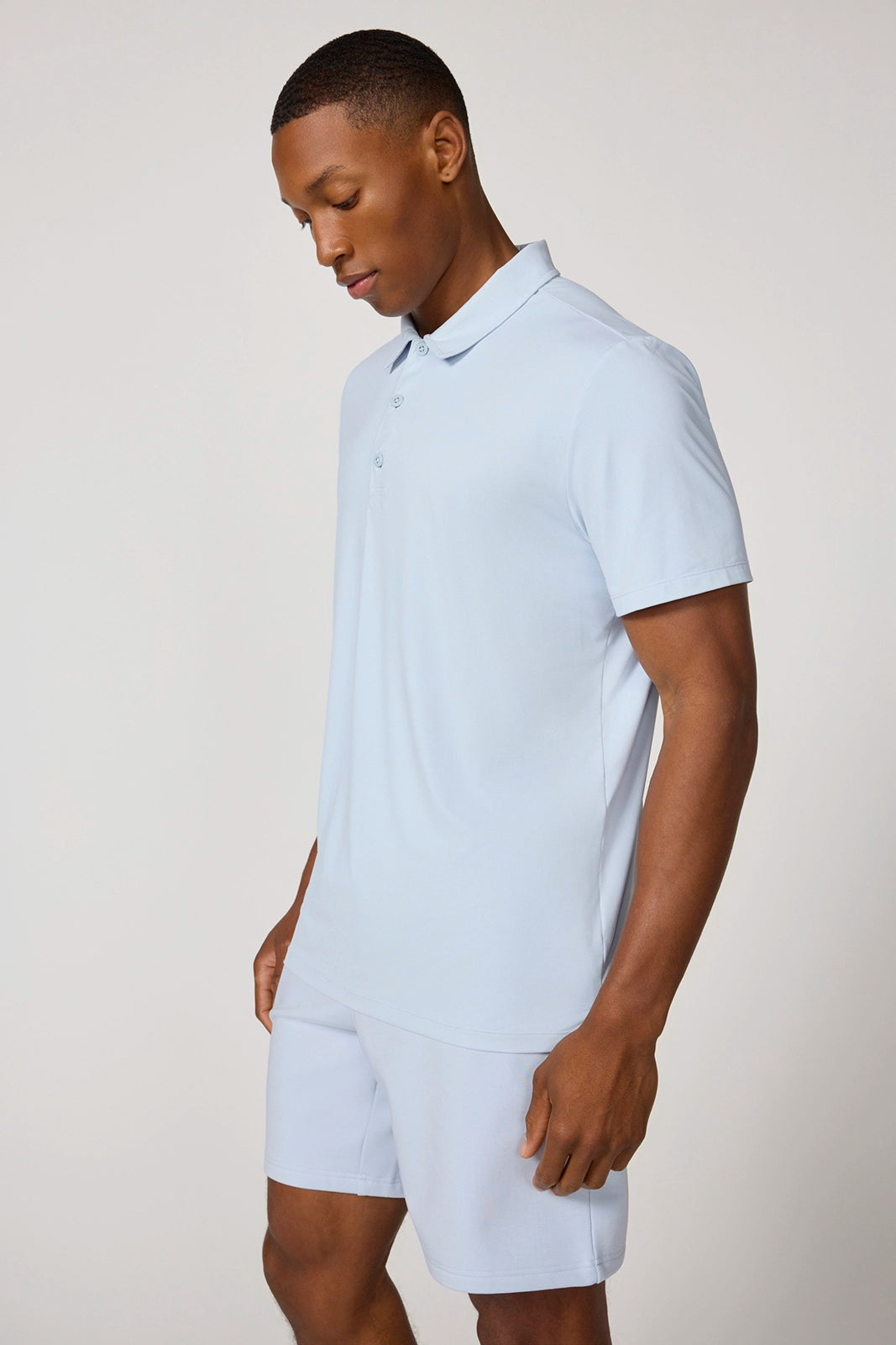 Fairway Short Sleeve Polo - Blue Mist