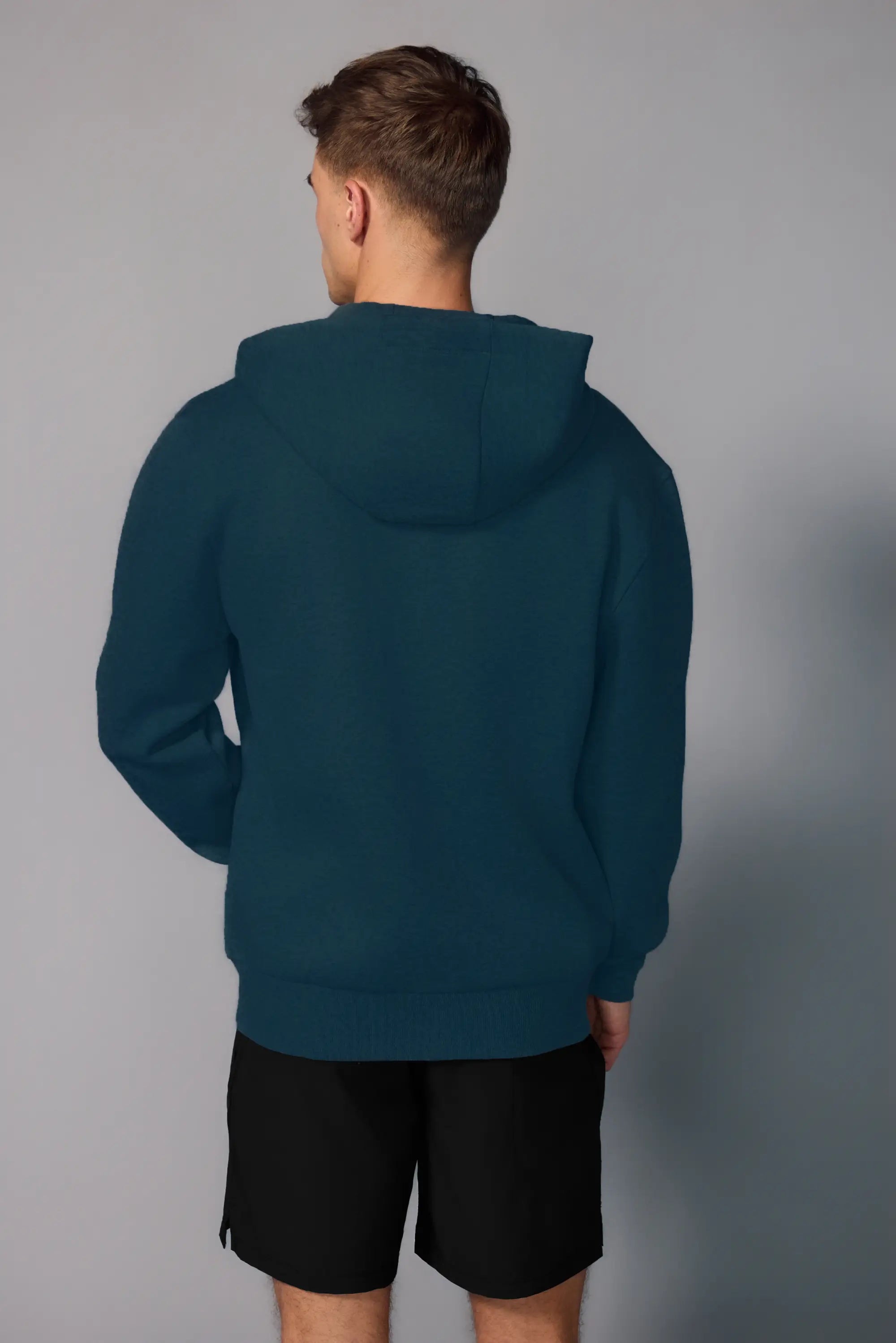 Men's Luxefleece Relaxed Zip-Up Hoodie - Reflecting Pond