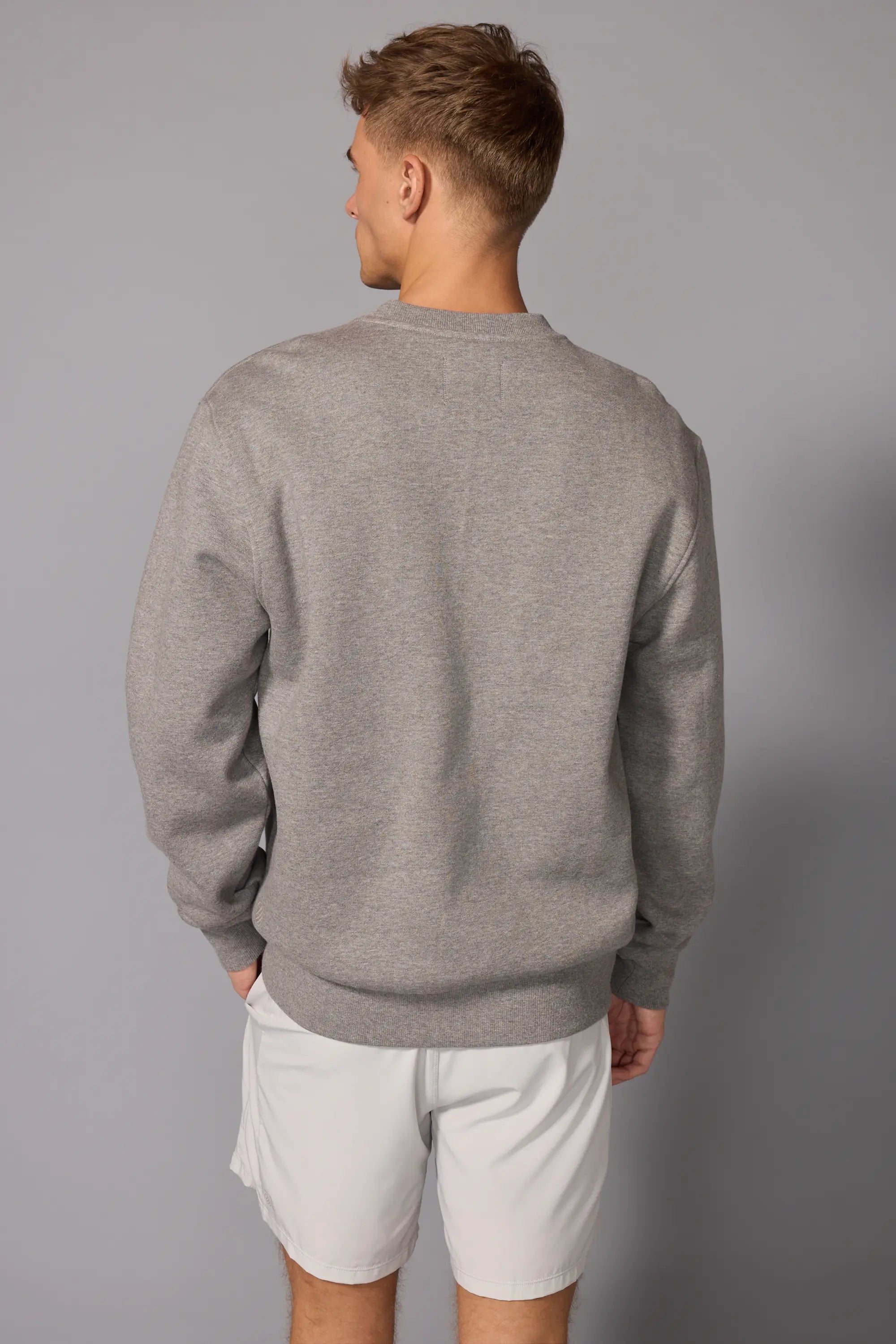 Men's Luxefleece Relaxed Sweatshirt - Htr Steel Grey
