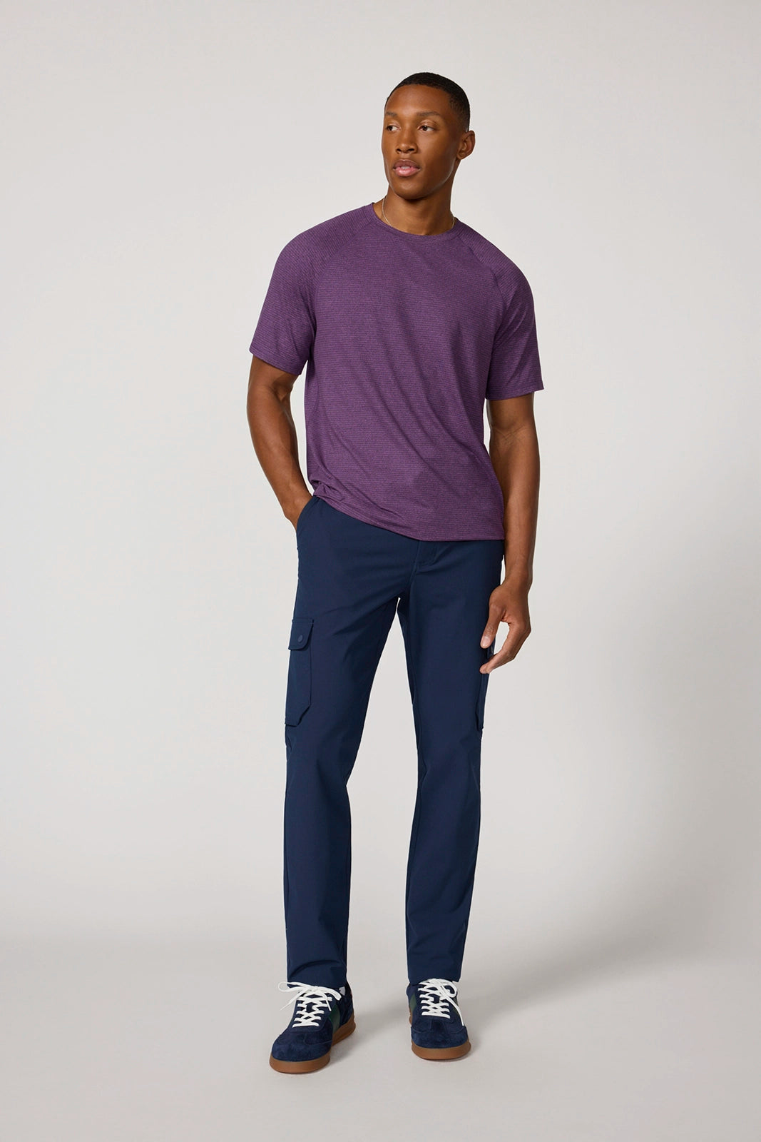 Rise and Conquer Tee - Mulberry/Black