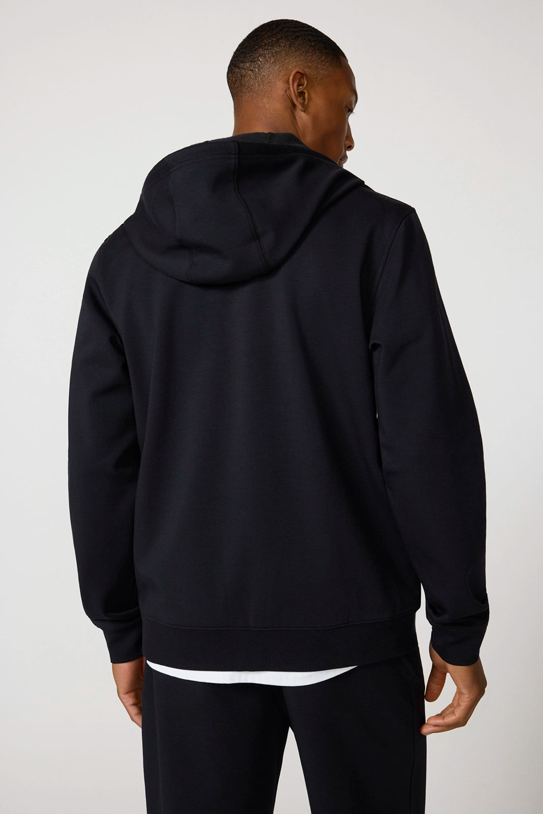Ultra Soft Fleece Full Zip Hoodie - Black