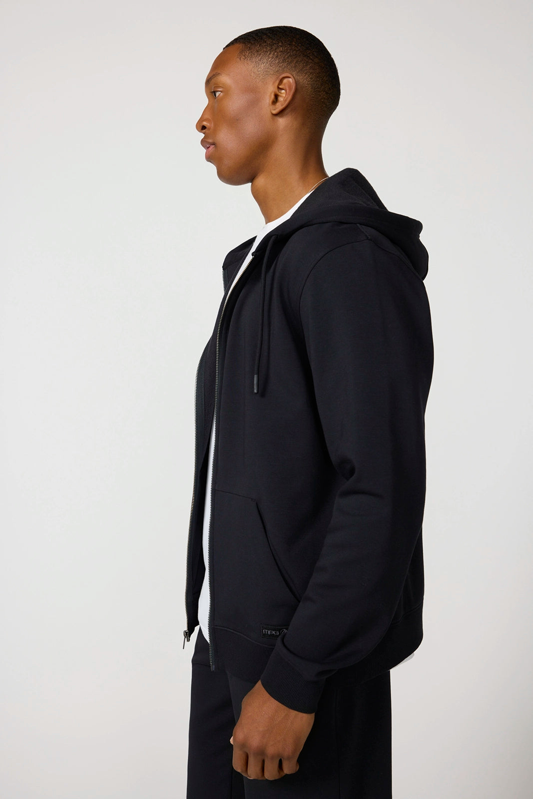 Ultra Soft Fleece Full Zip Hoodie - Black