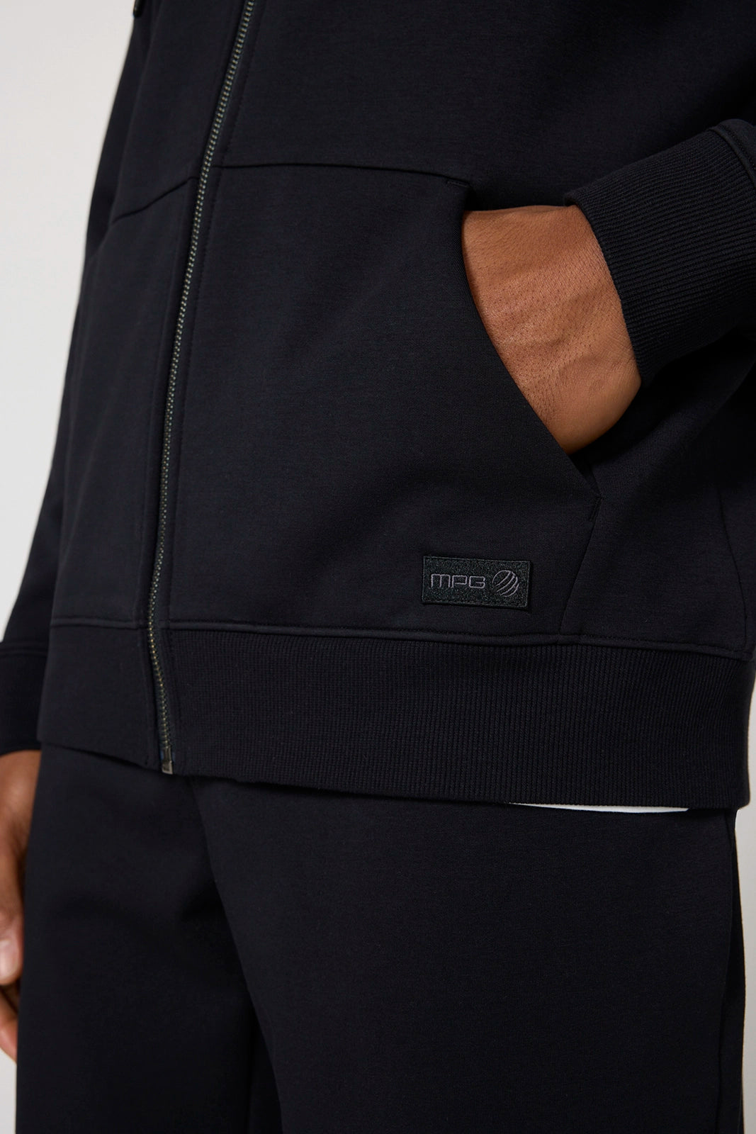 Ultra Soft Fleece Full Zip Hoodie - Black