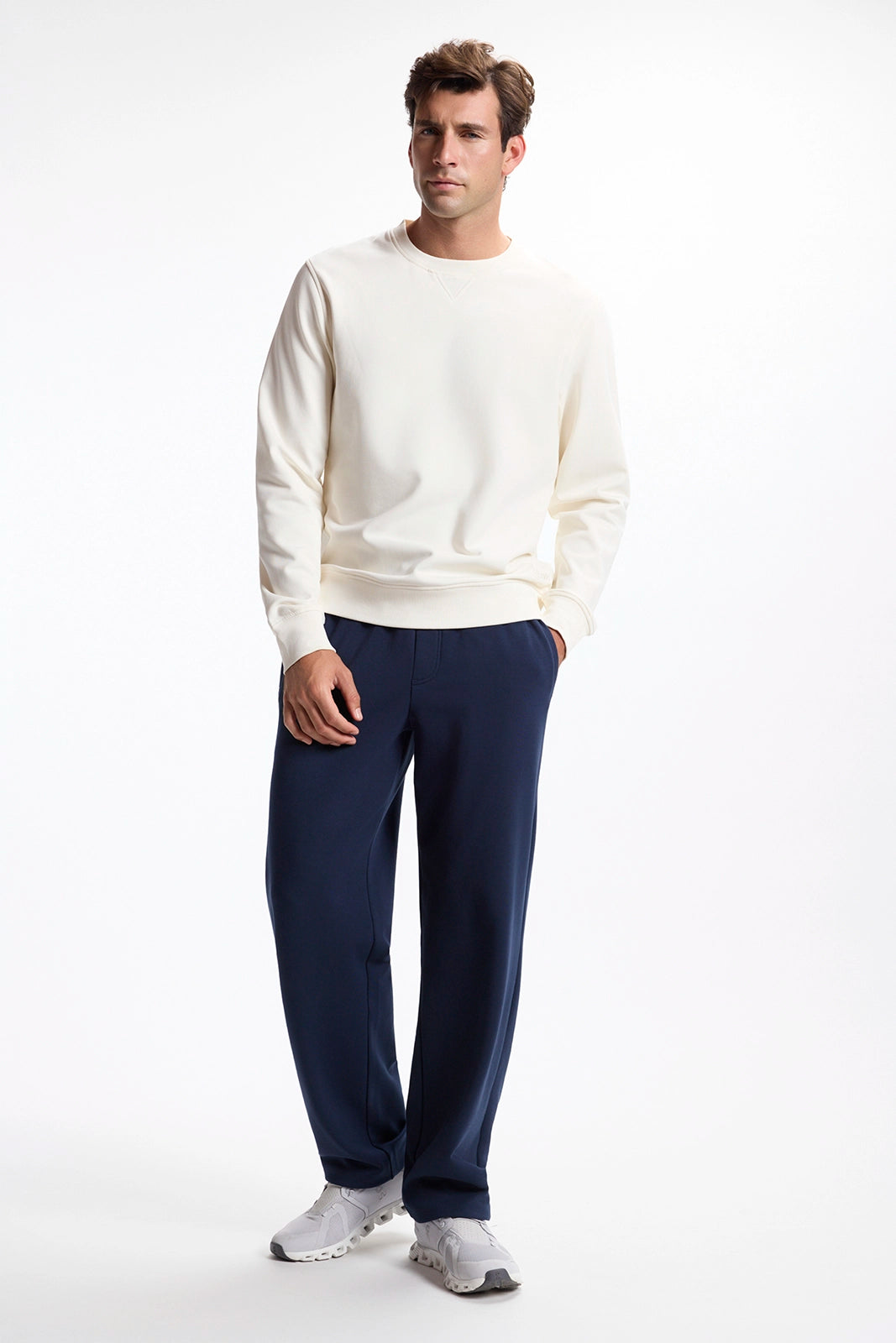 Ultrasoft Fleece Crew Neck - Vanilla