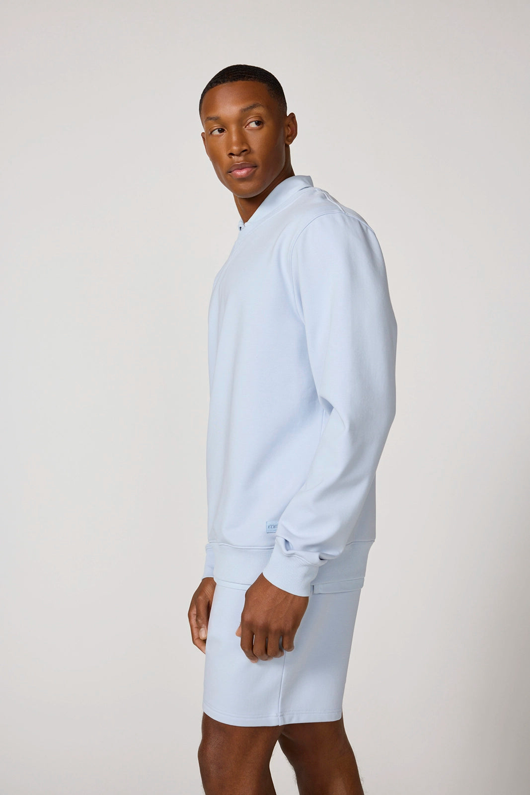 Ultra Soft Fleece Crew Neck - Blue Mist
