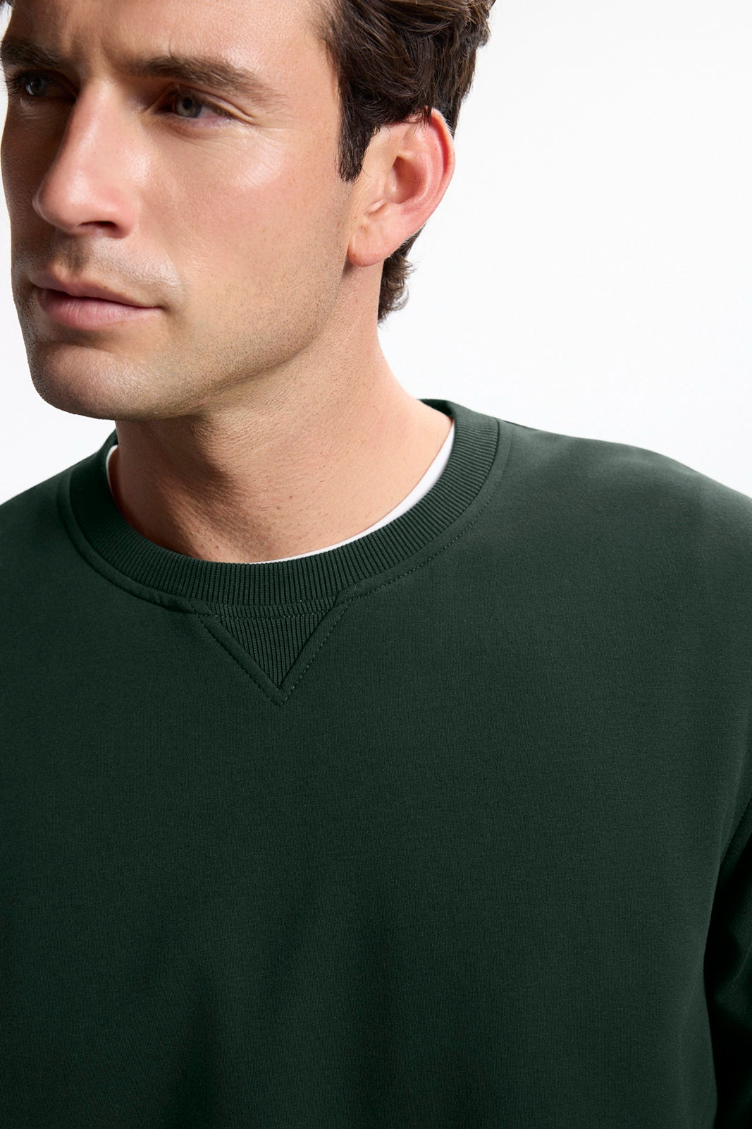 Ultrasoft Fleece Crew Neck - Scarab