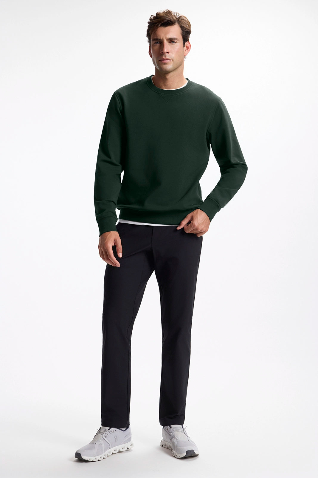 Ultrasoft Fleece Crew Neck - Scarab