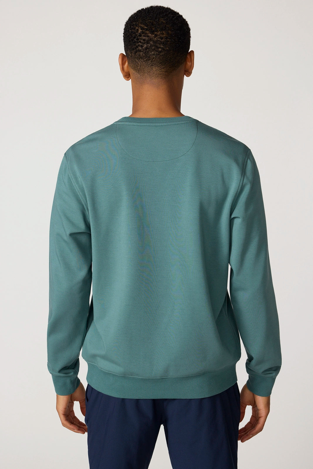 Ultrasoft Fleece Crew Neck - Silver Pine
