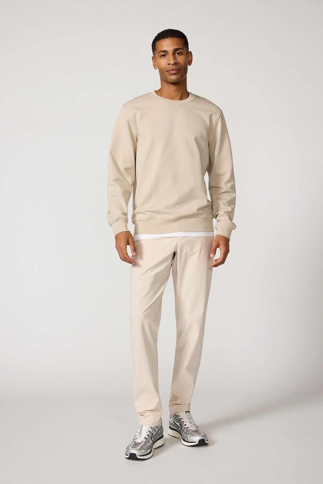 Ultrasoft Fleece Crew Neck - Island Fossil